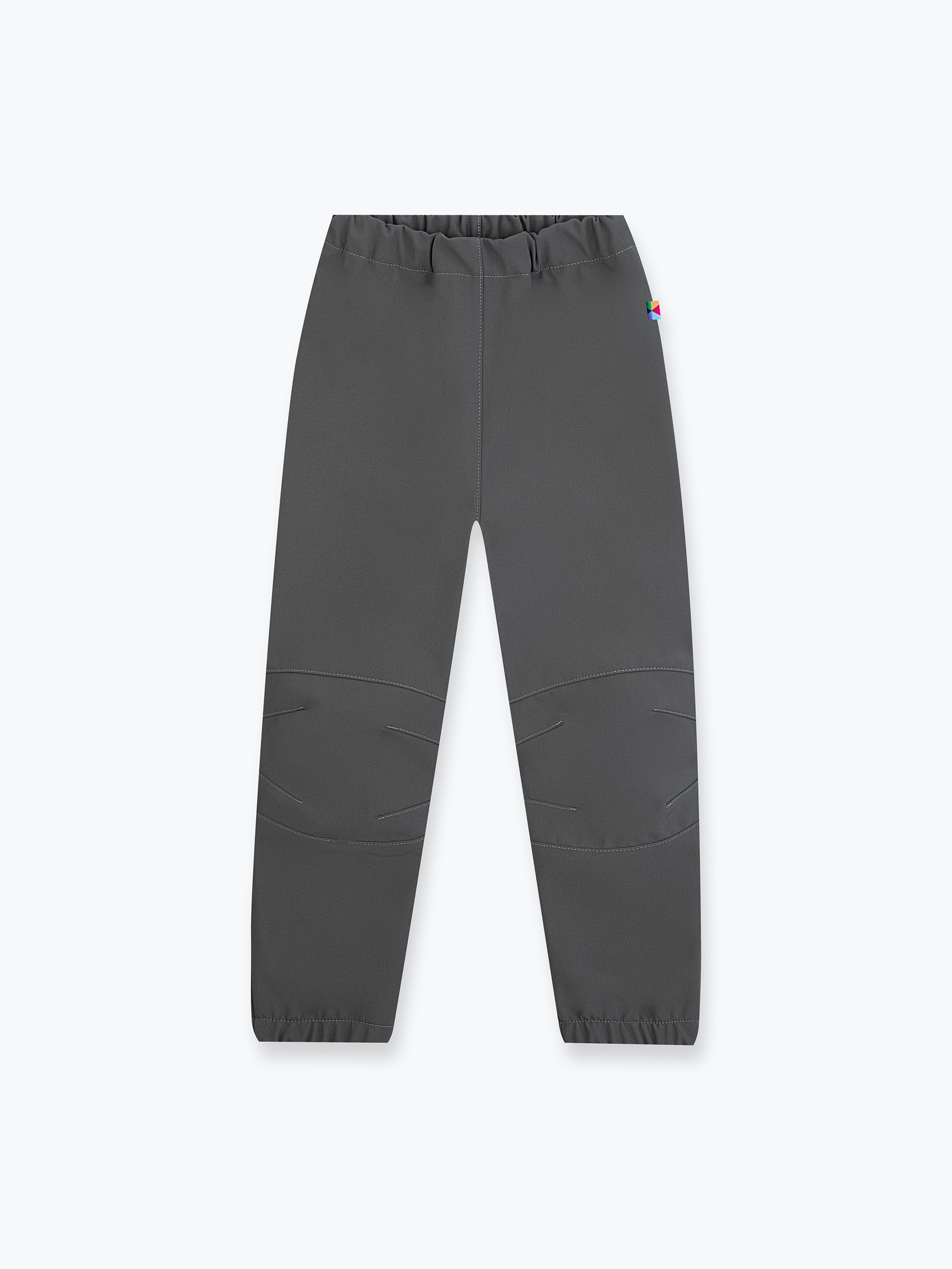 Grafitowe spodnie softshell dla dzieci