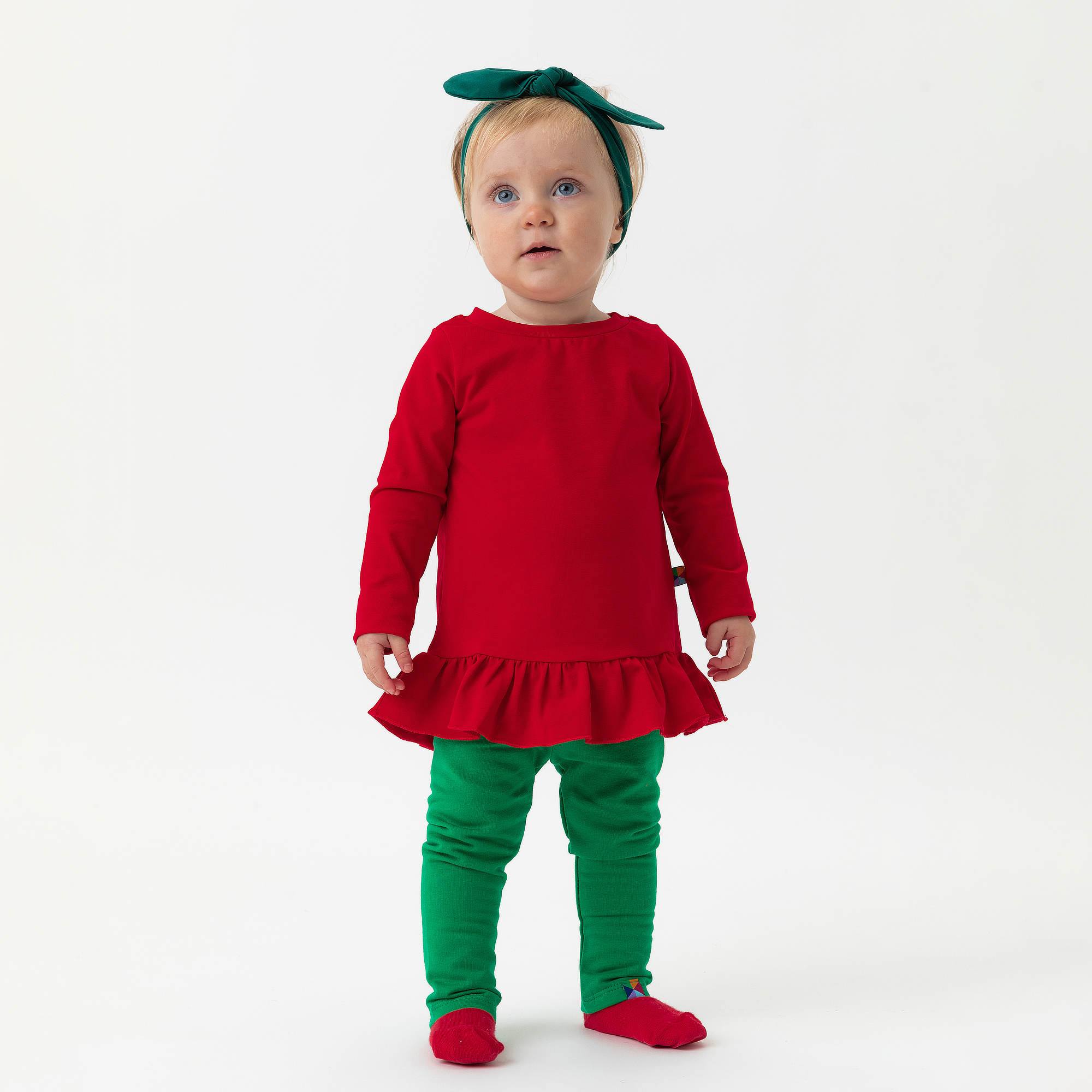 Zielone legginsy z meszkiem