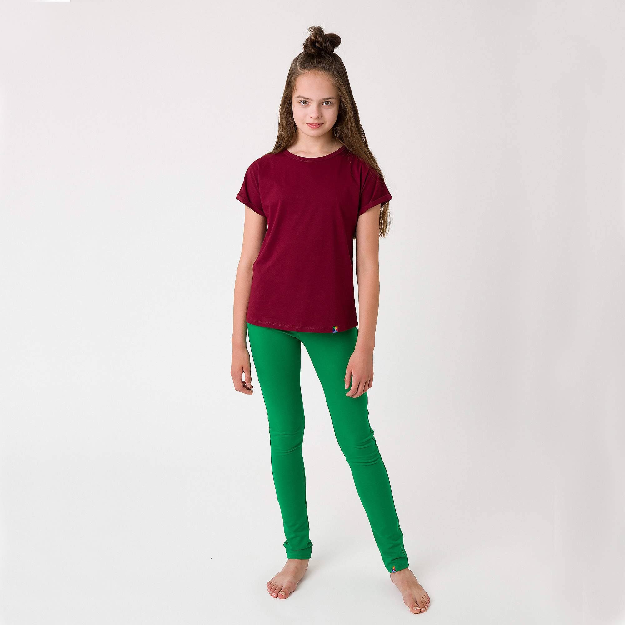 Zielone tregginsy Junior