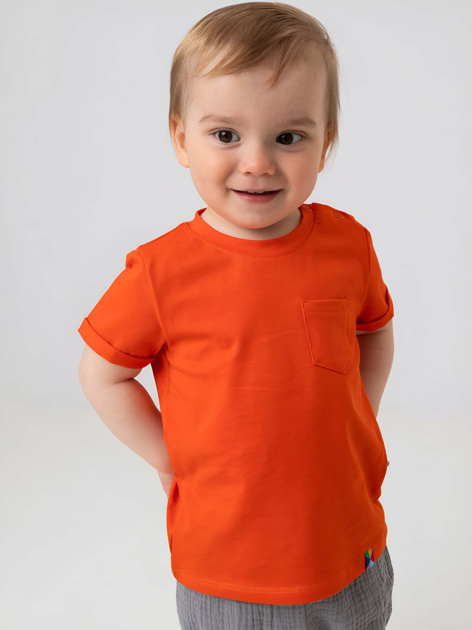 Pomarańczowy T-shirt
