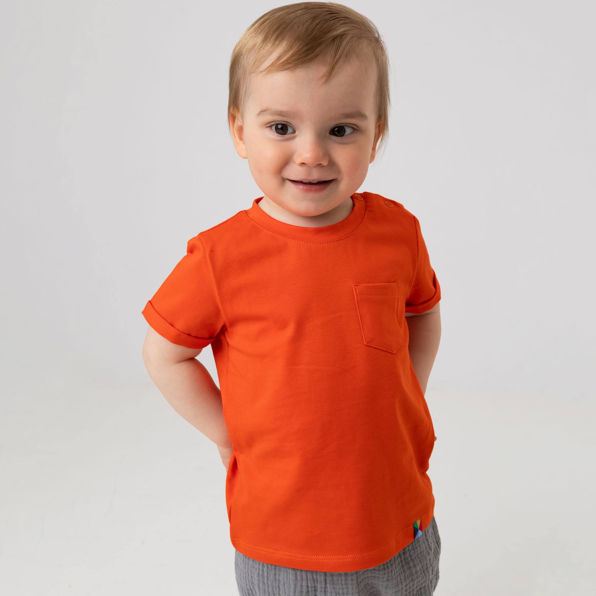 Pomarańczowy T-shirt