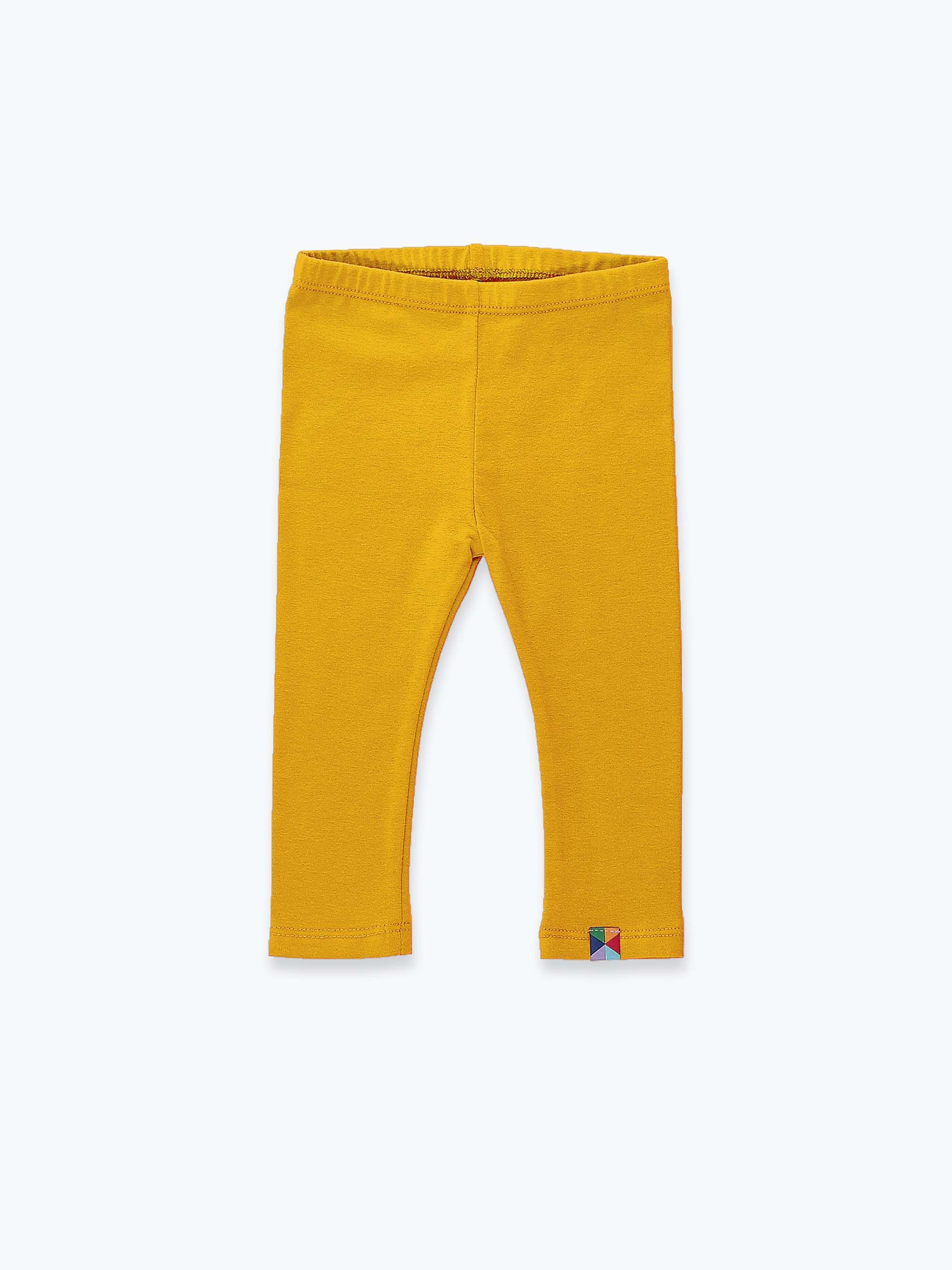 Musztardowe legginsy