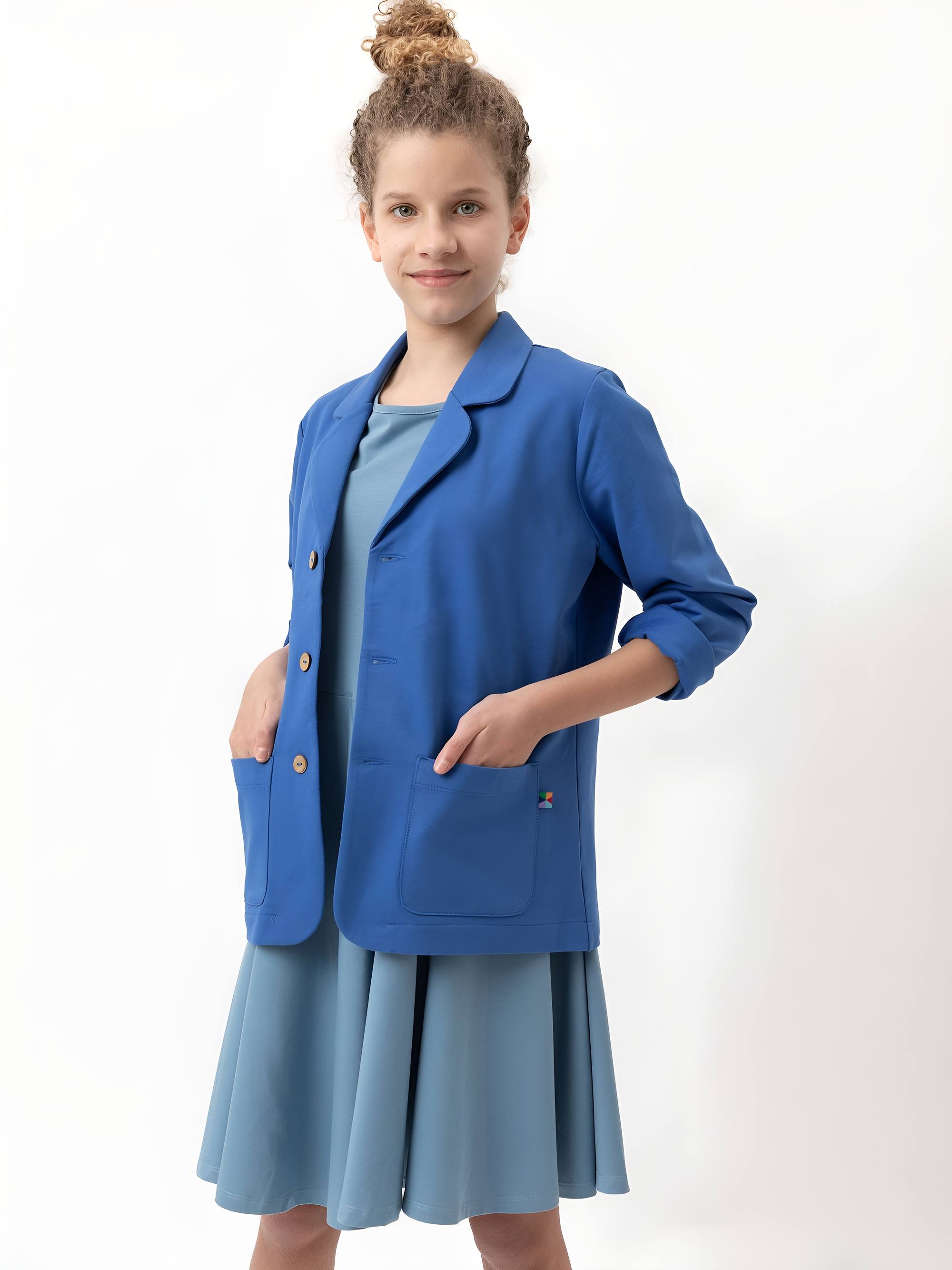 Niebieska marynarka dresowa Junior