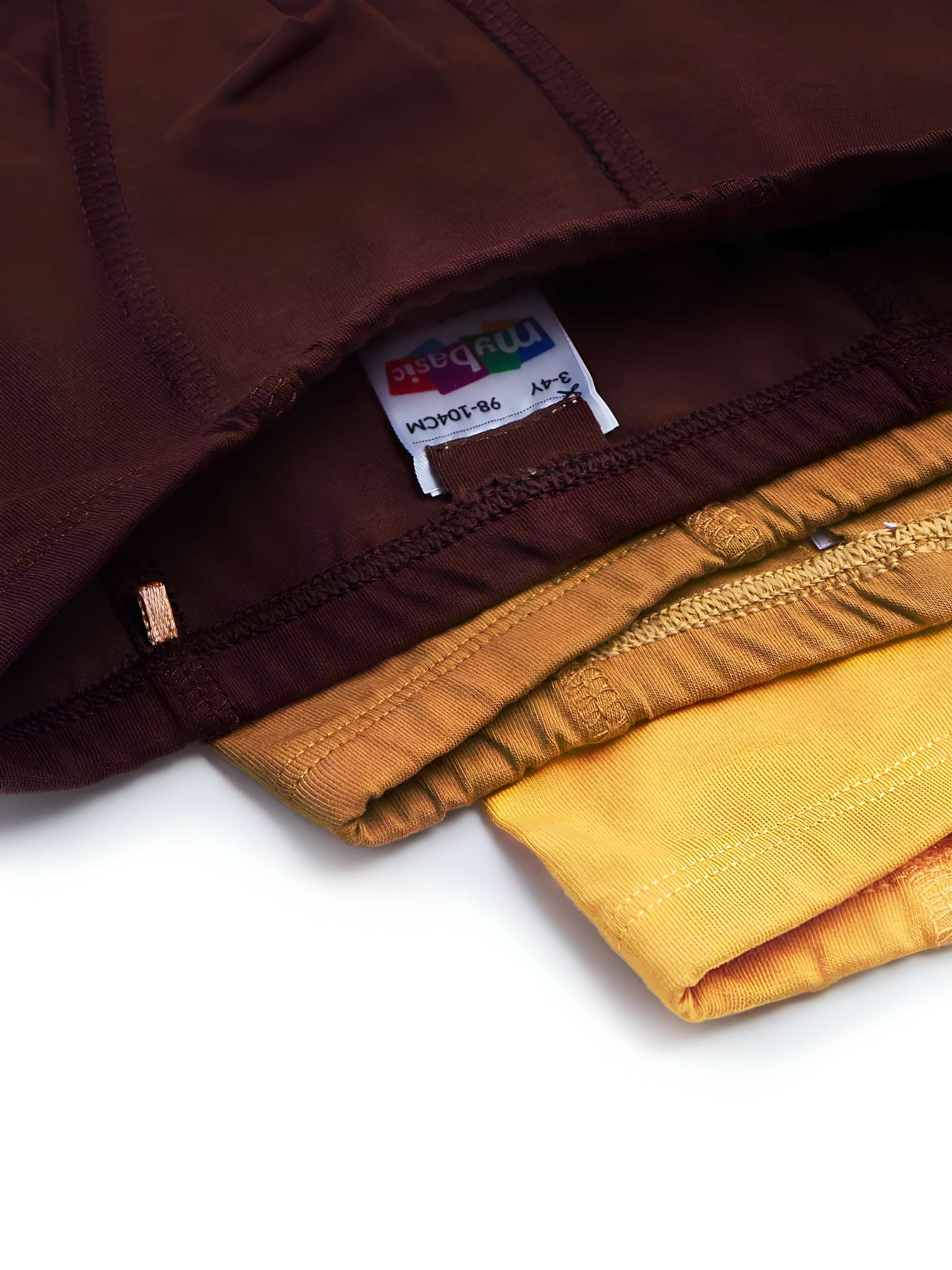 Mustard boxer shorts