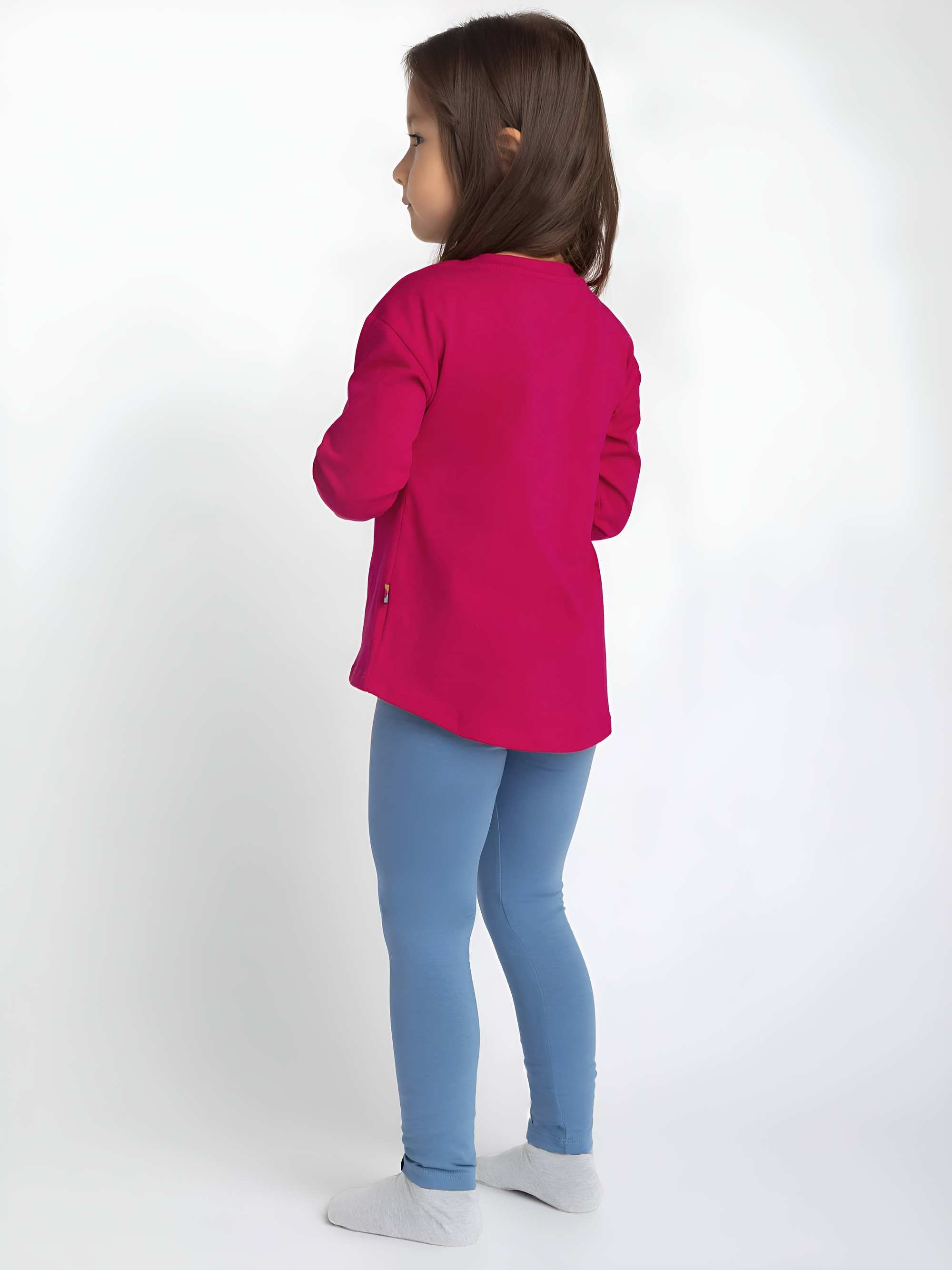Błękitne legginsy