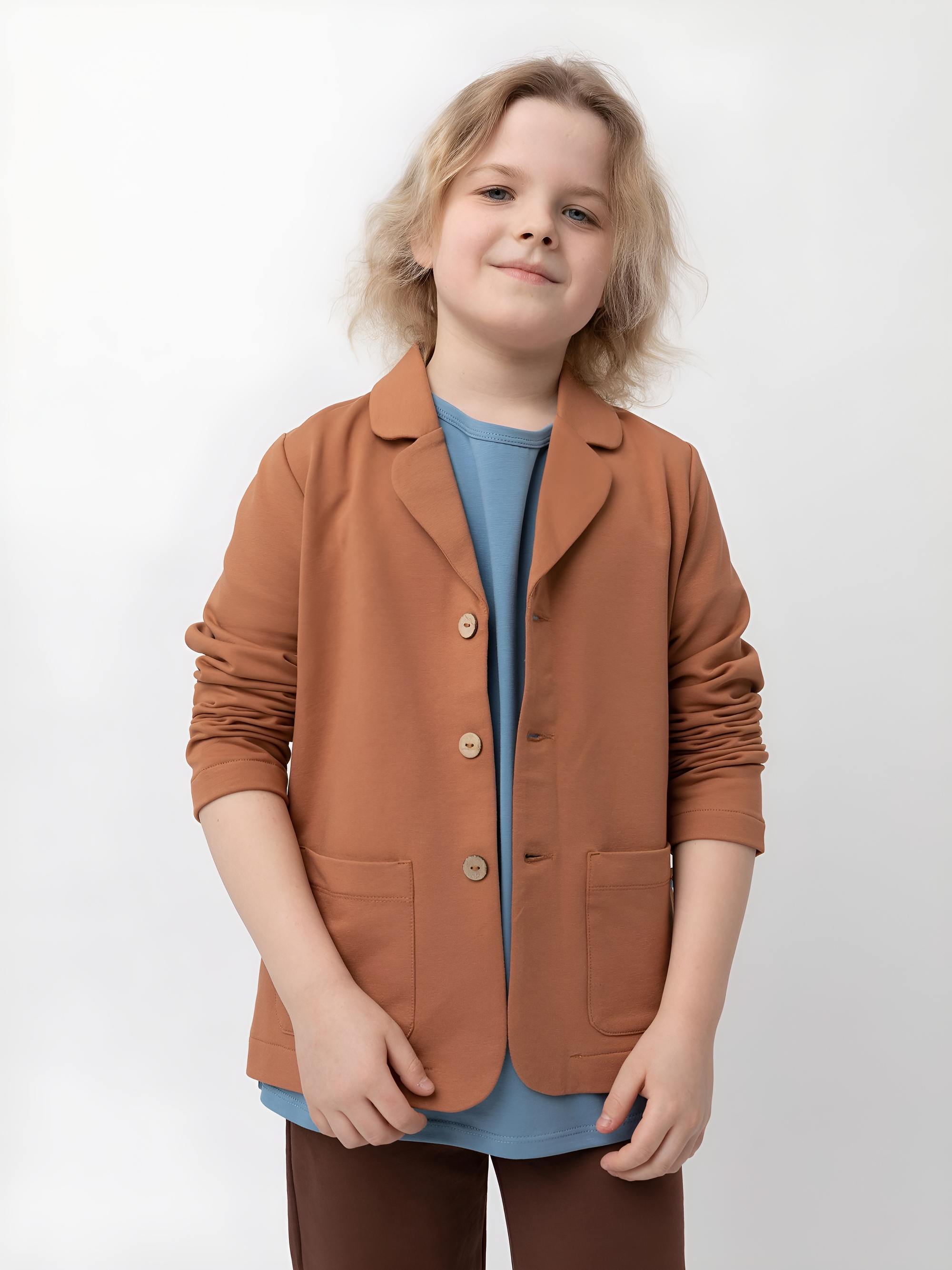 Karmelowa marynarka dresowa Junior