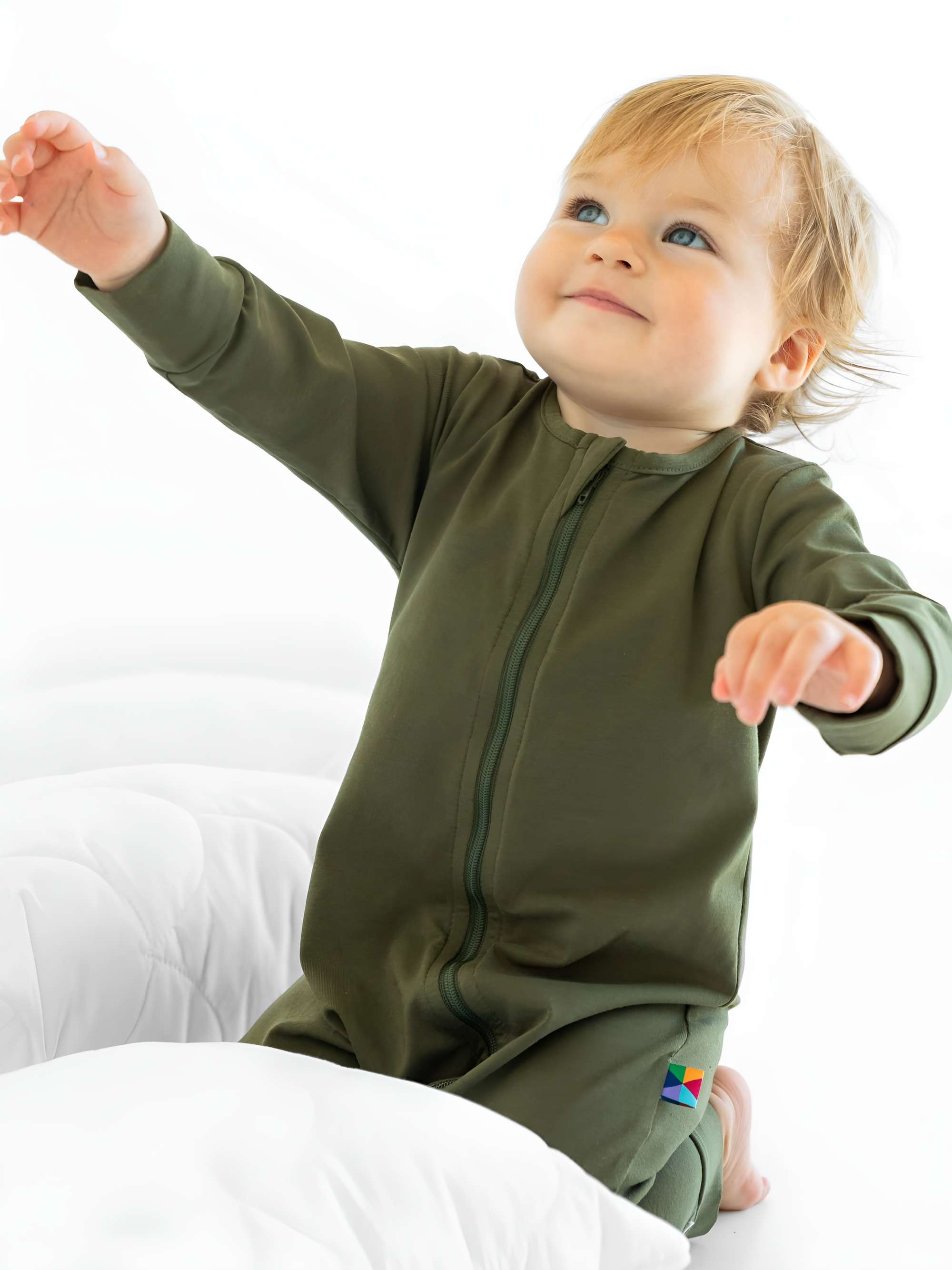 Khaki romper suit