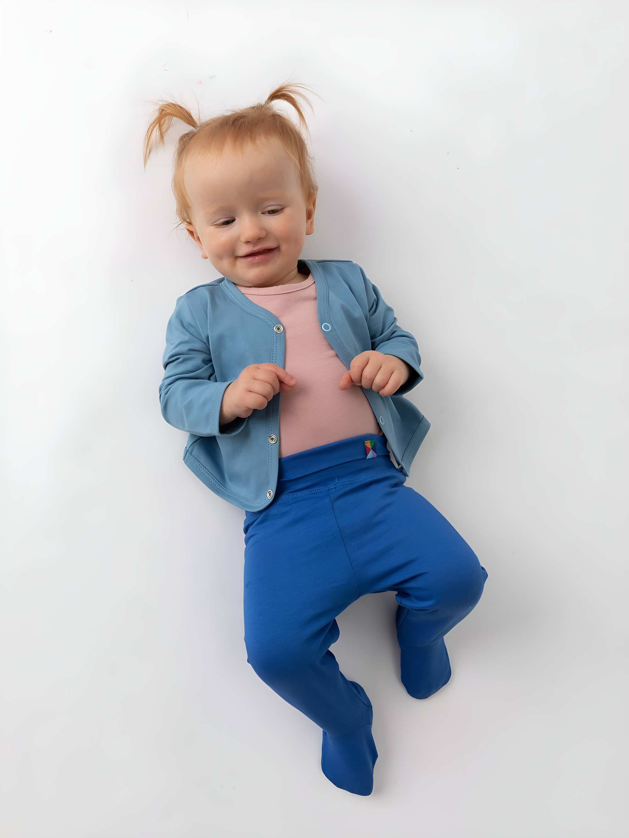 Blue jersey pants