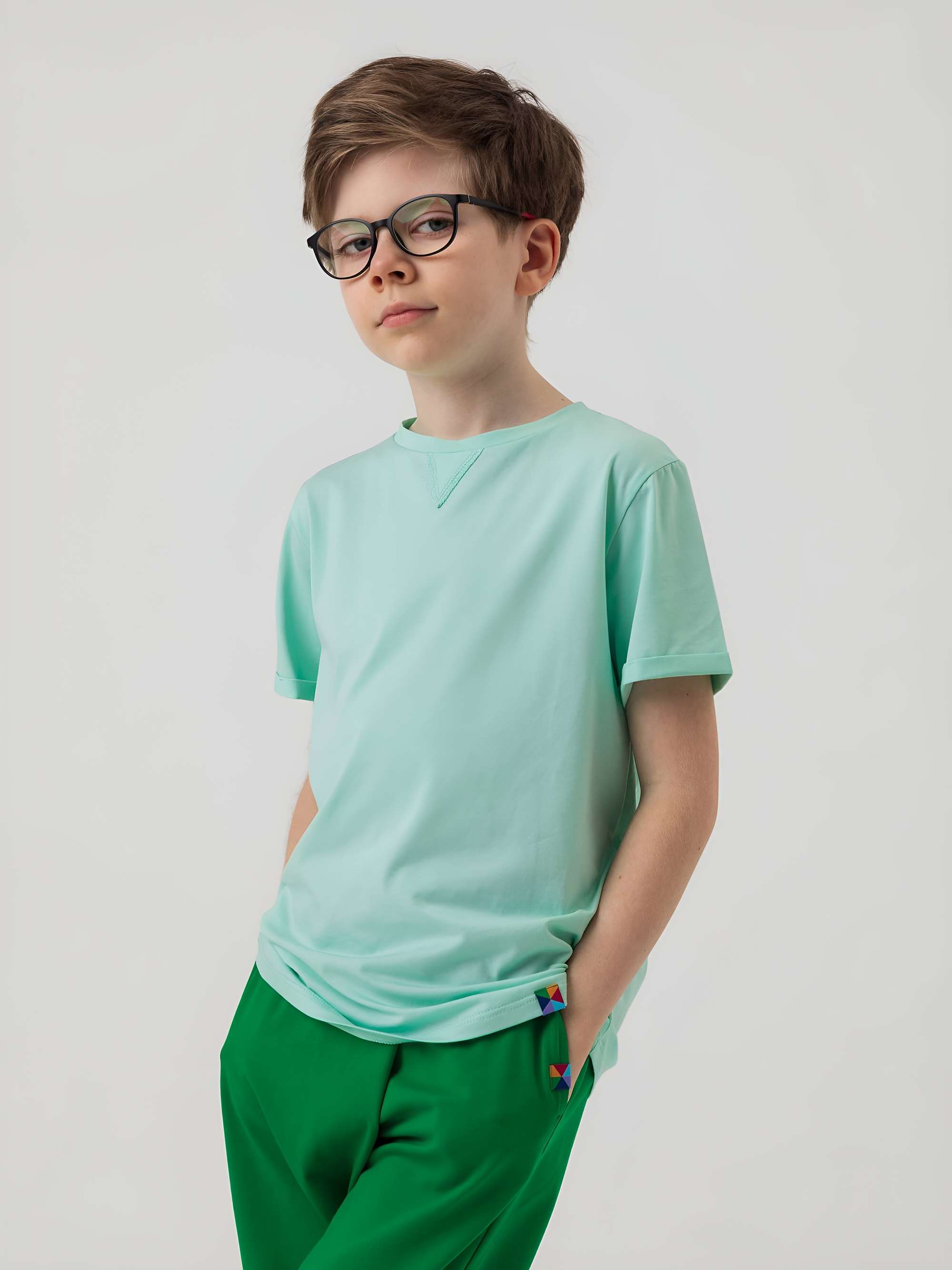Miętowy T-shirt