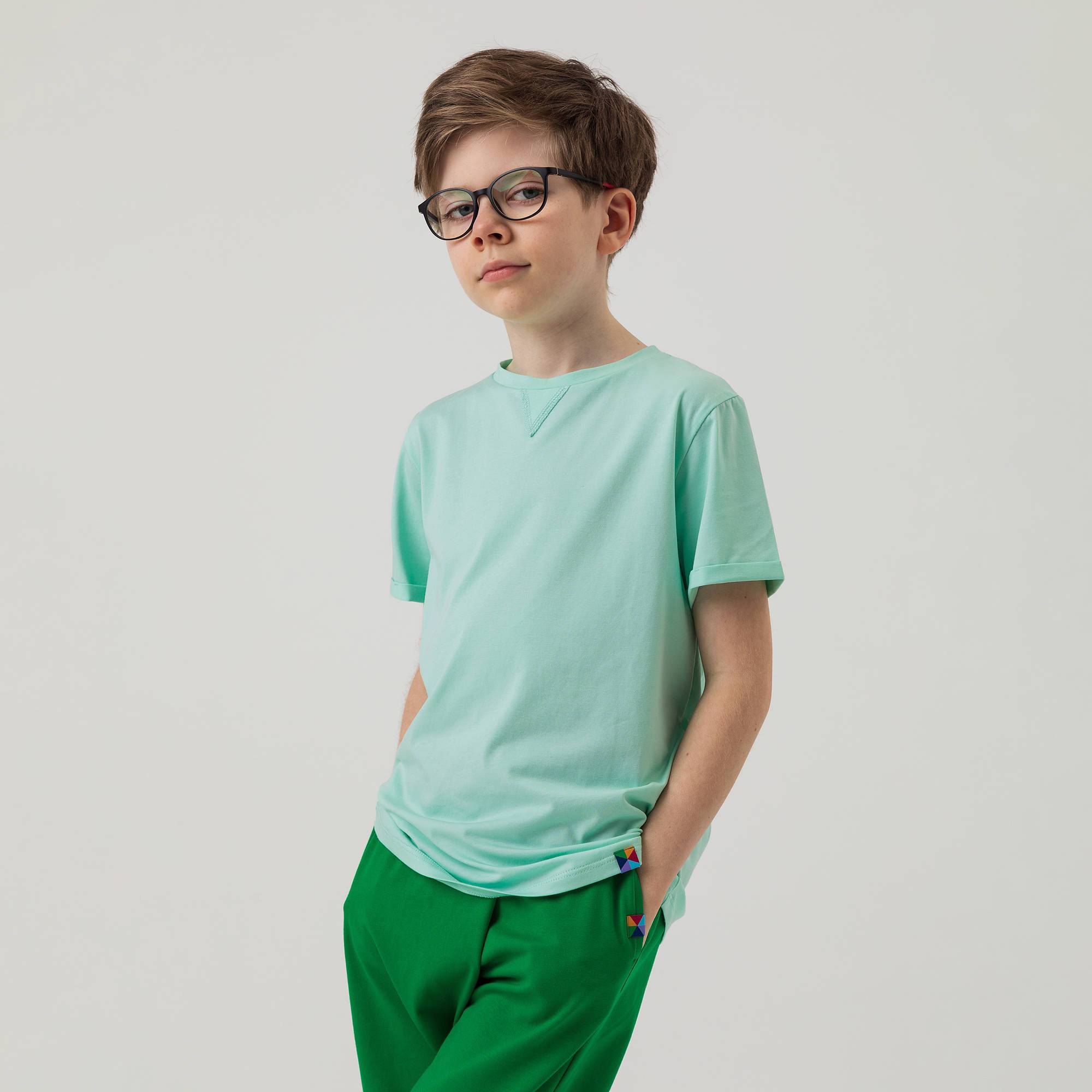 Miętowy T-shirt