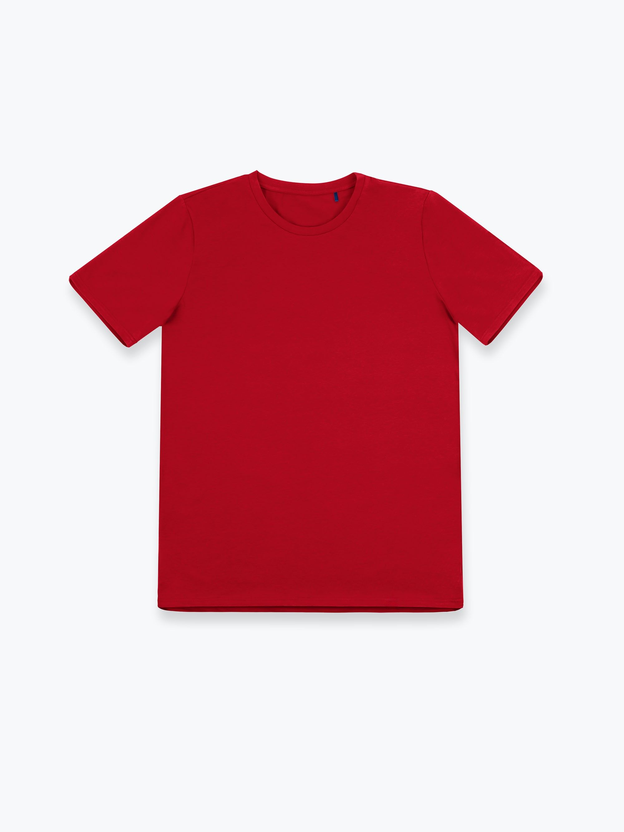 Czerwony T-shirt męski