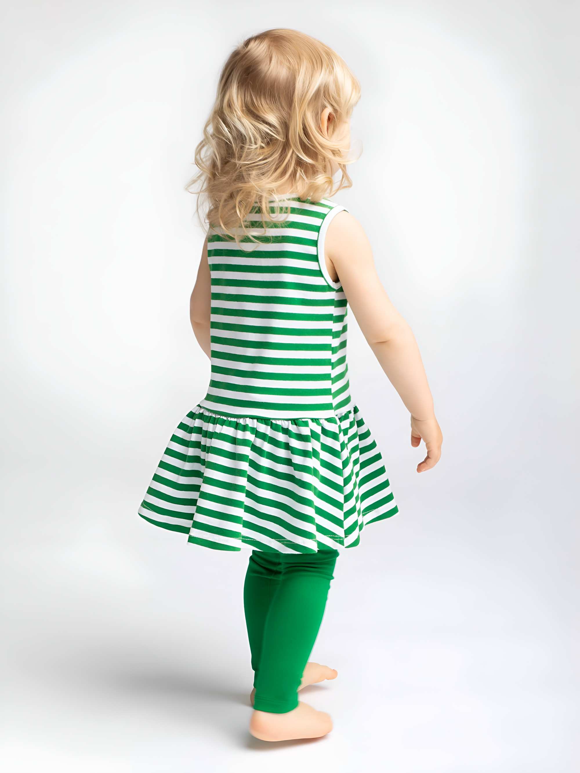 Zielone legginsy