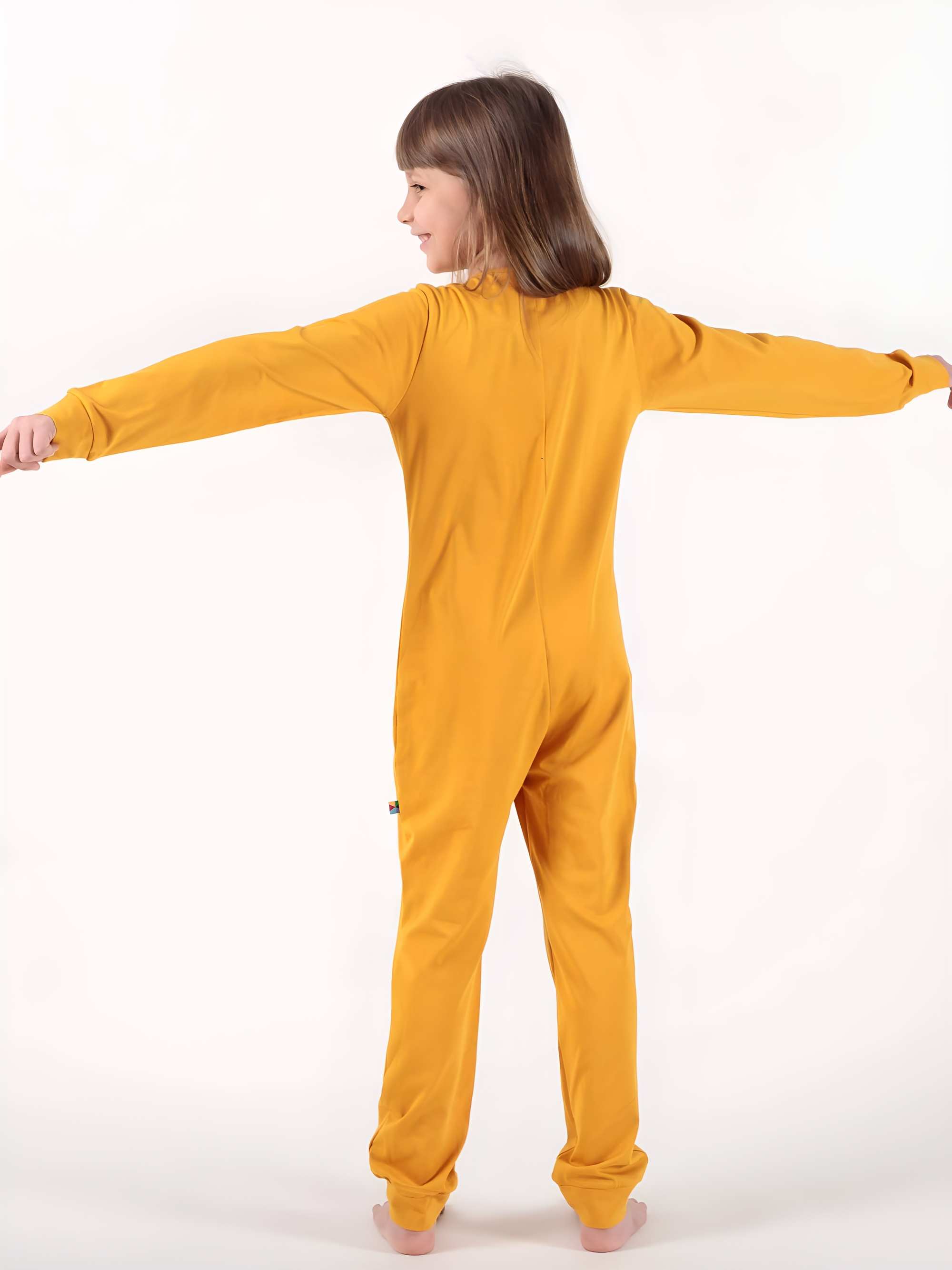 Mustard romper sleeping suit