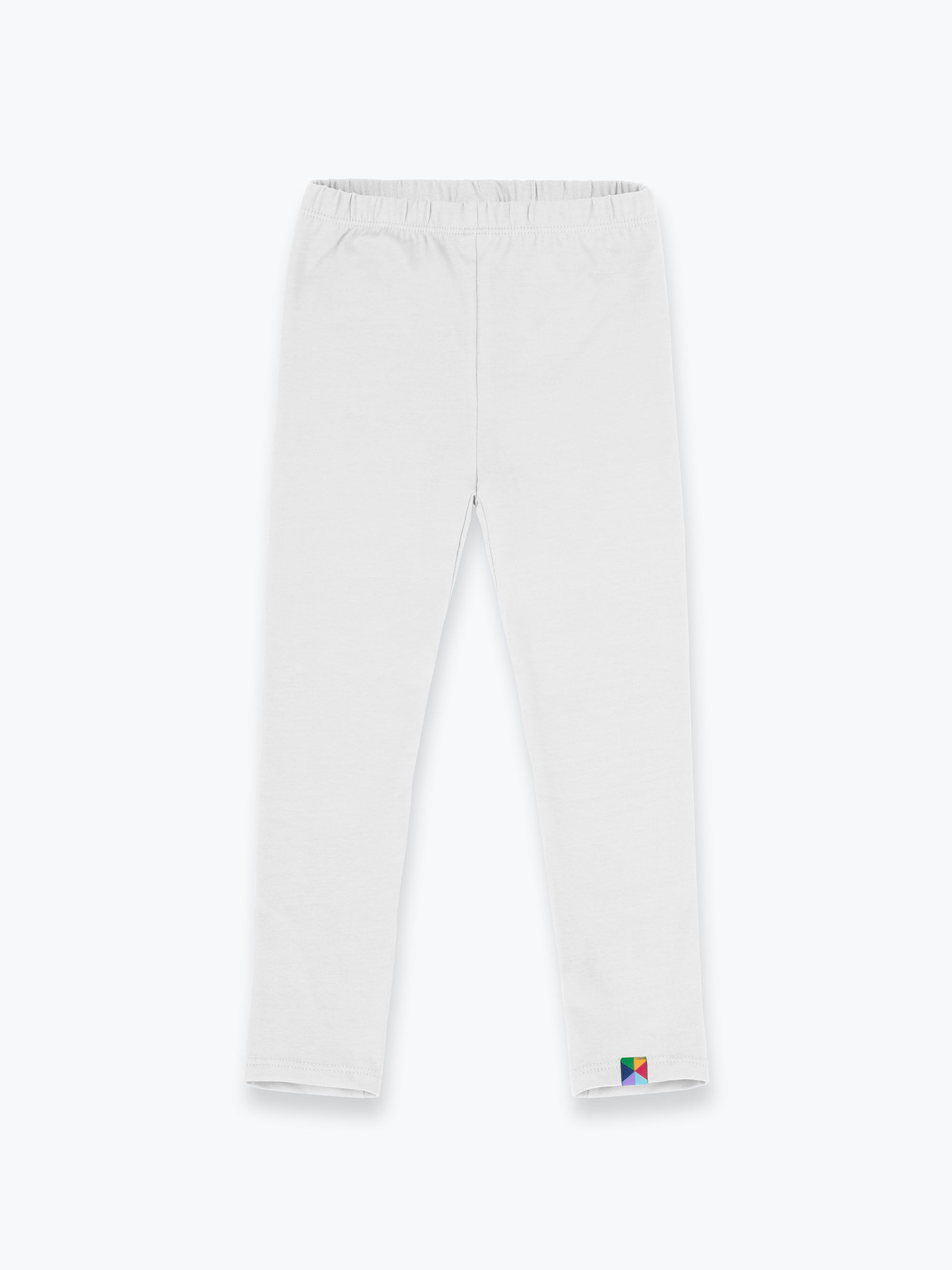 Białe legginsy