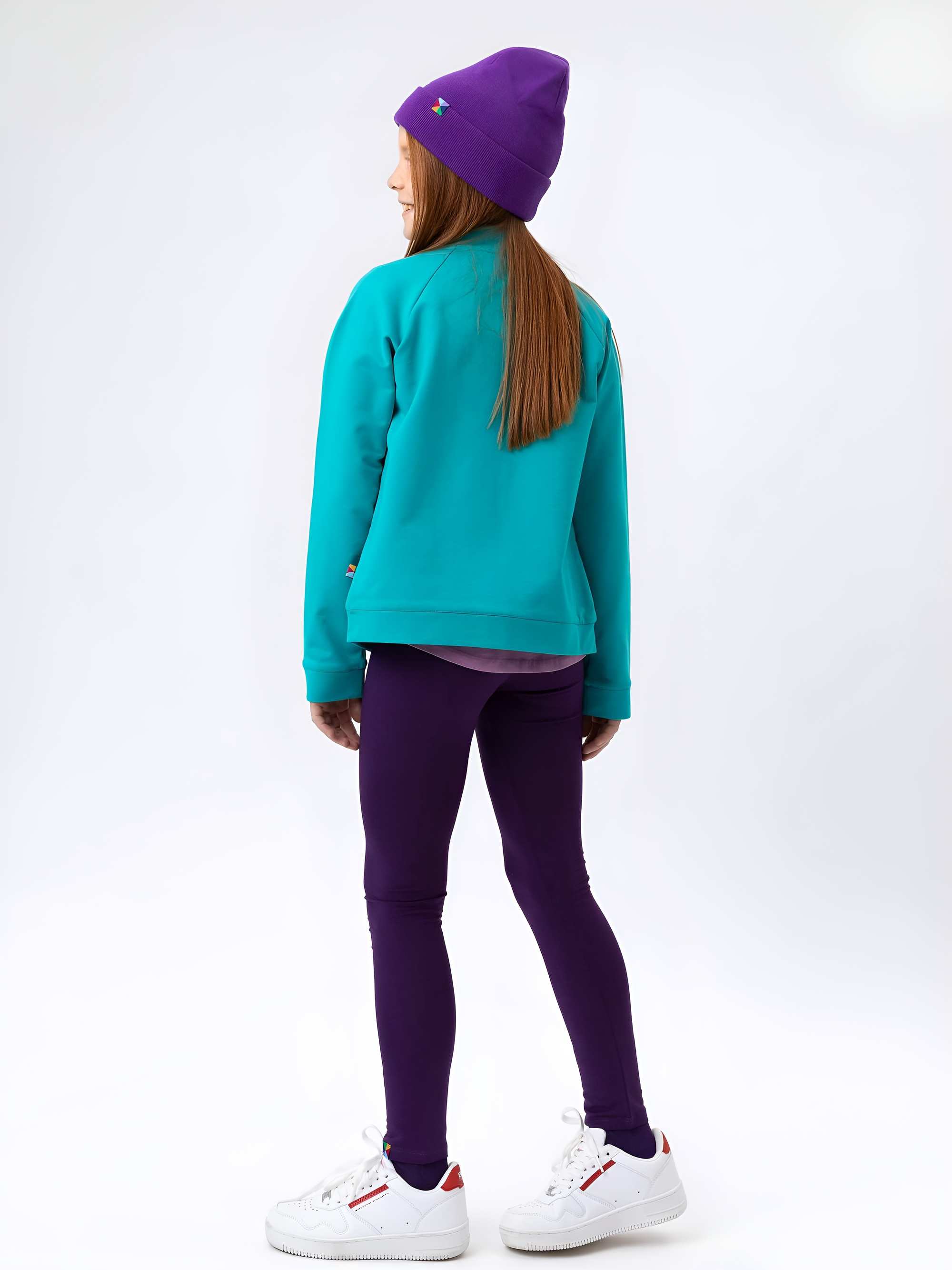 Fioletowe legginsy