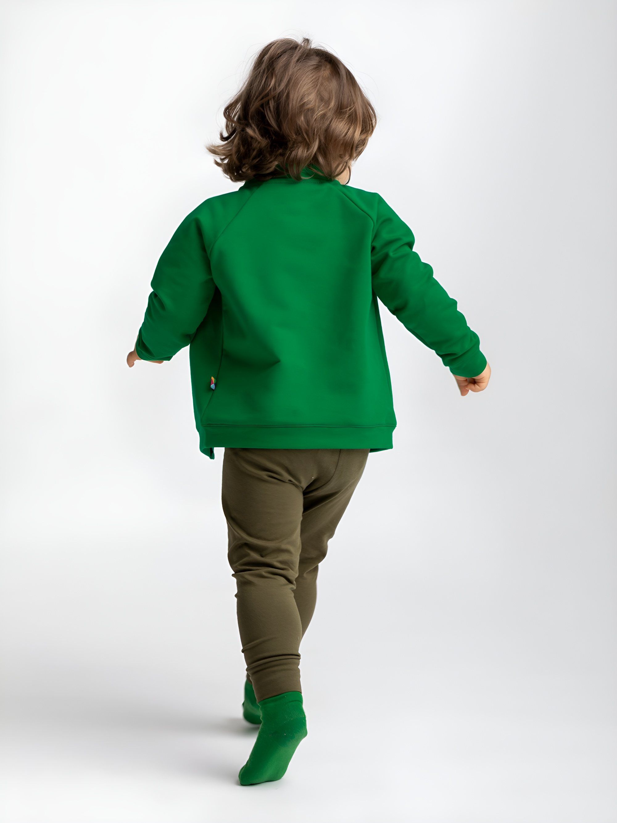 Khaki jersey pants
