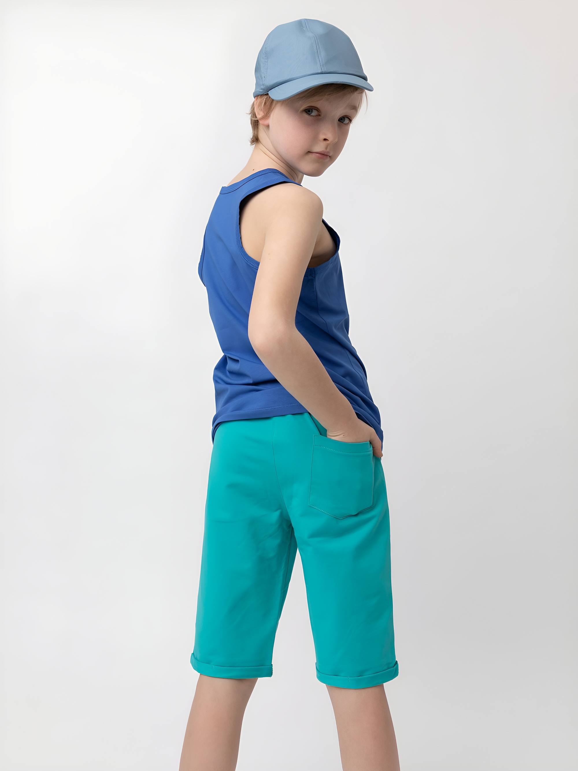 Turkusowe spodenki Junior