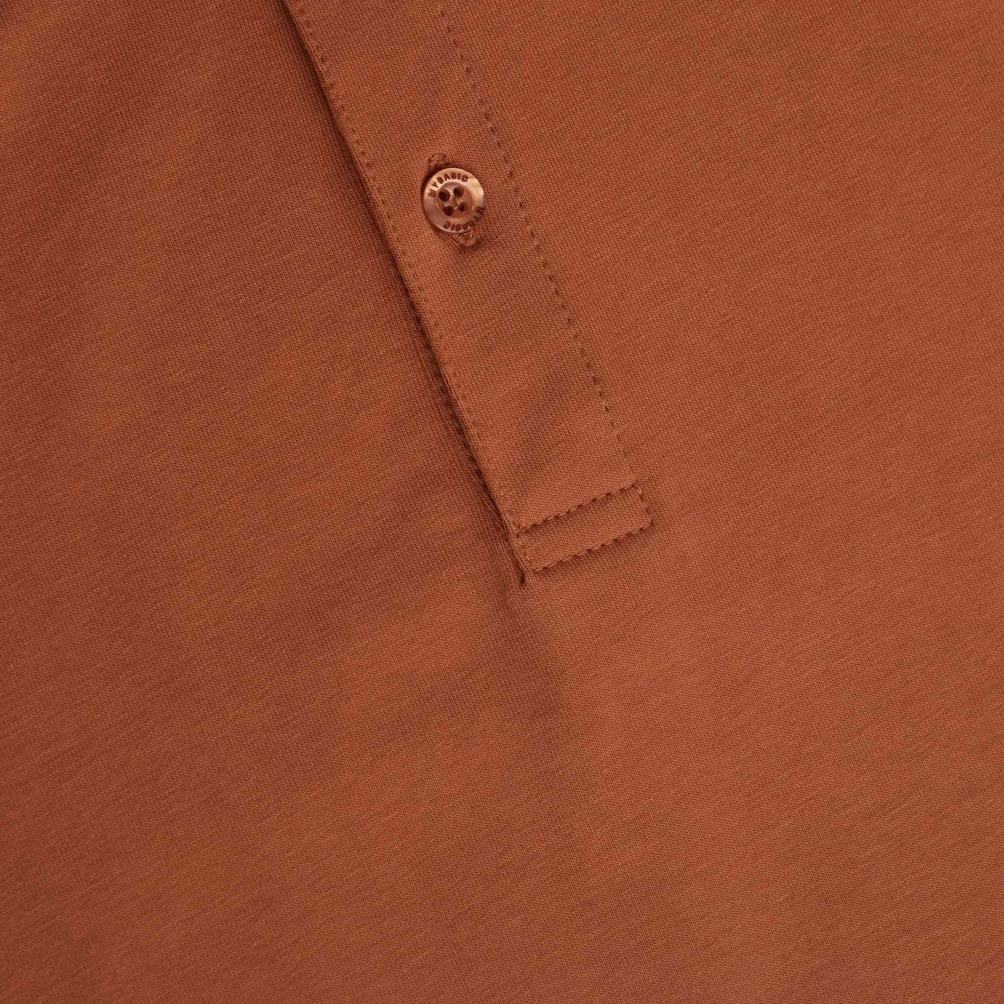 Karmelowa koszulka polo męska