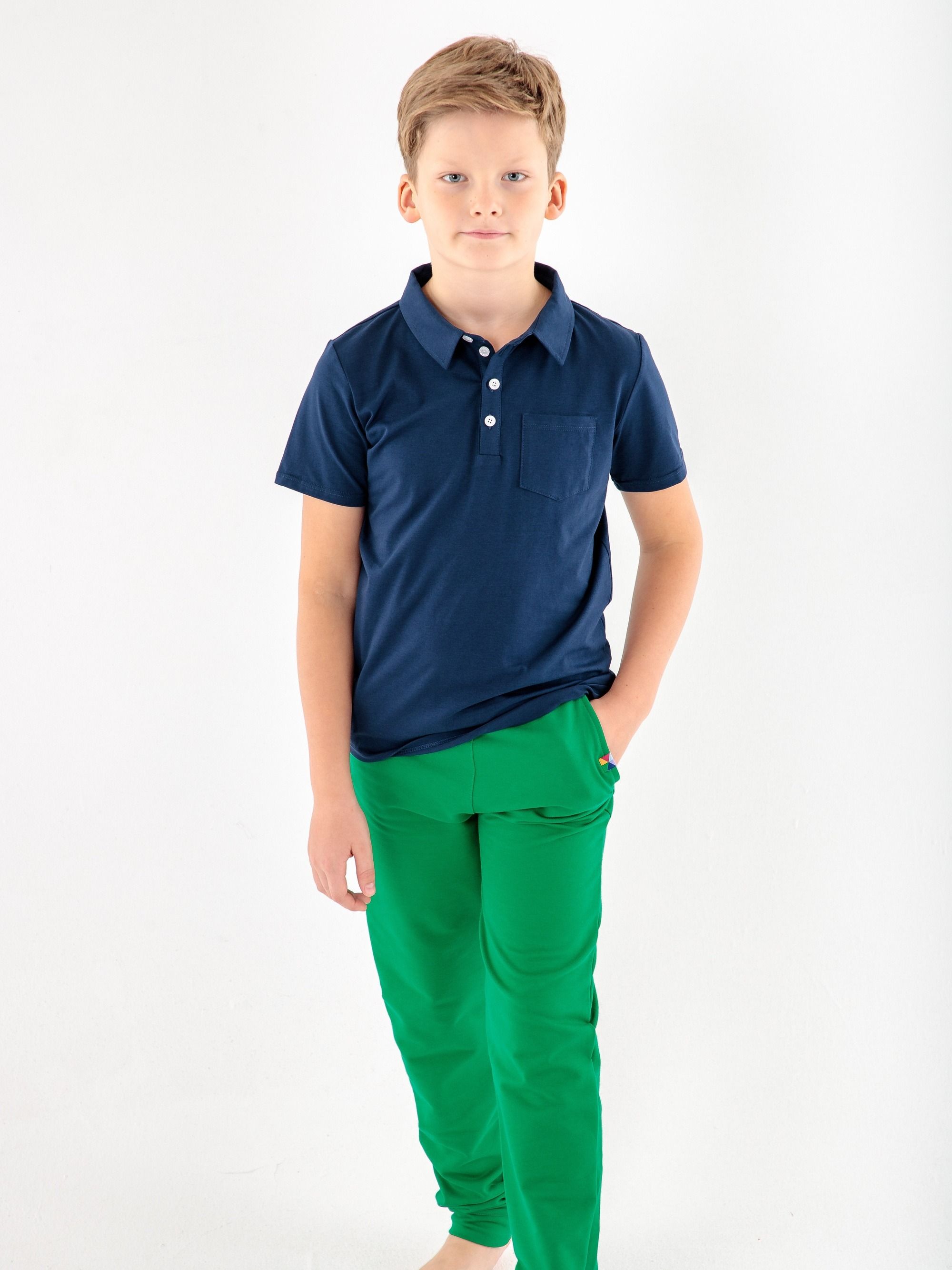 Zielone spodnie dresowe Junior