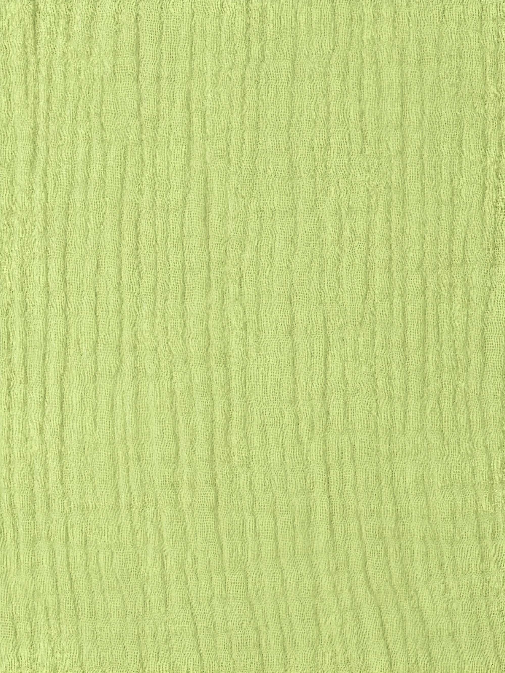 Limonkowa sukienka muślinowa