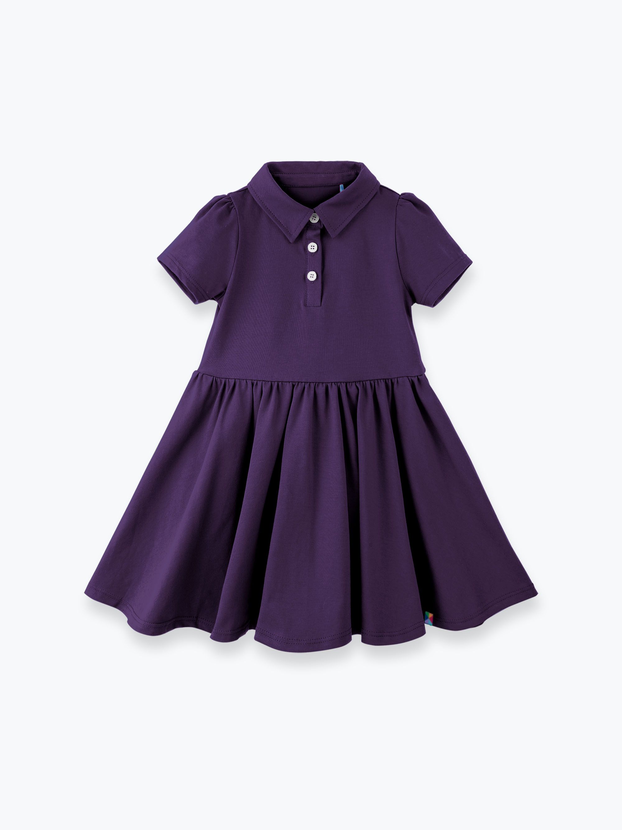 Fioletowa sukienka polo