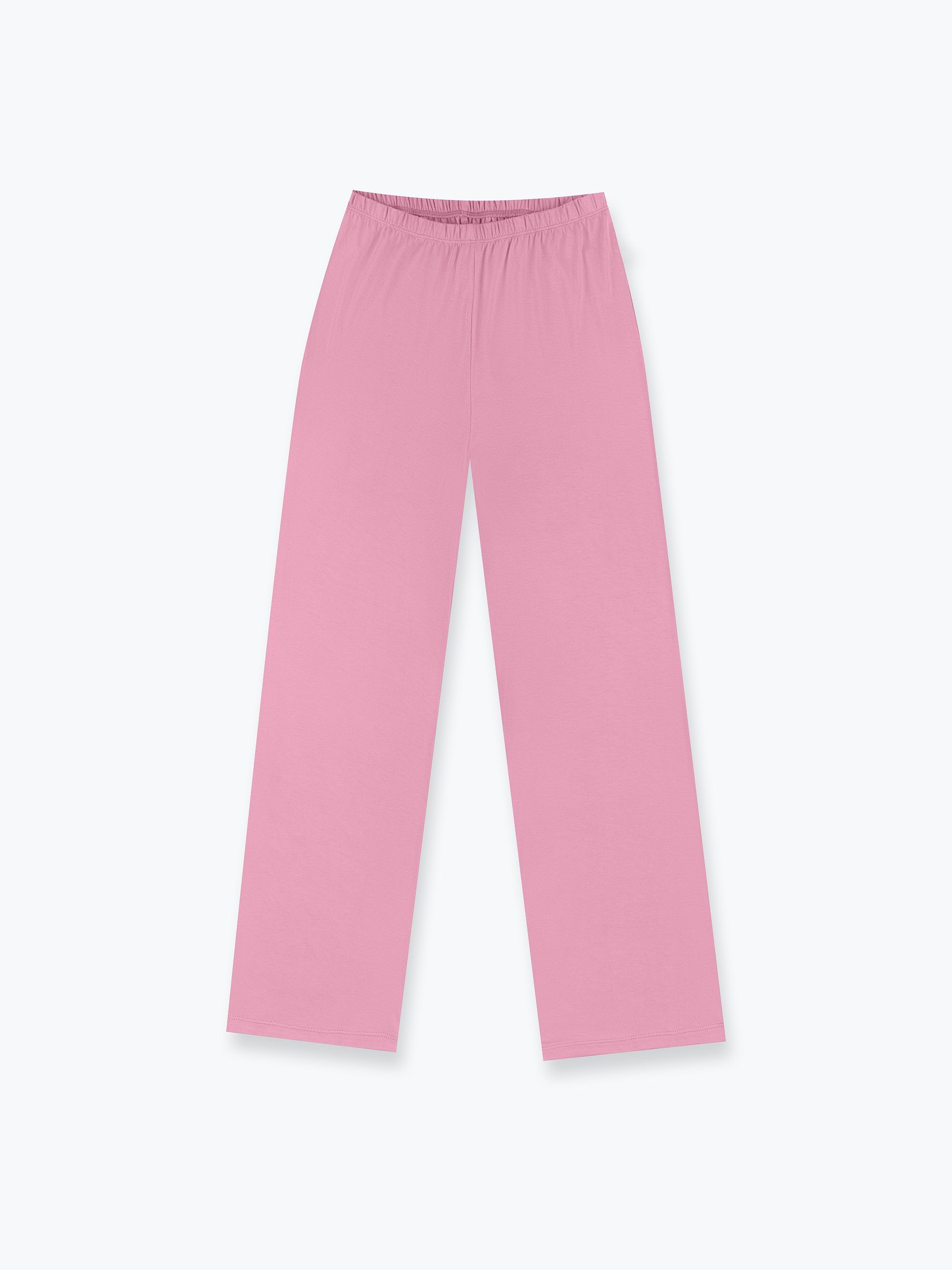 Dusty pink pajama pants Women LONG
