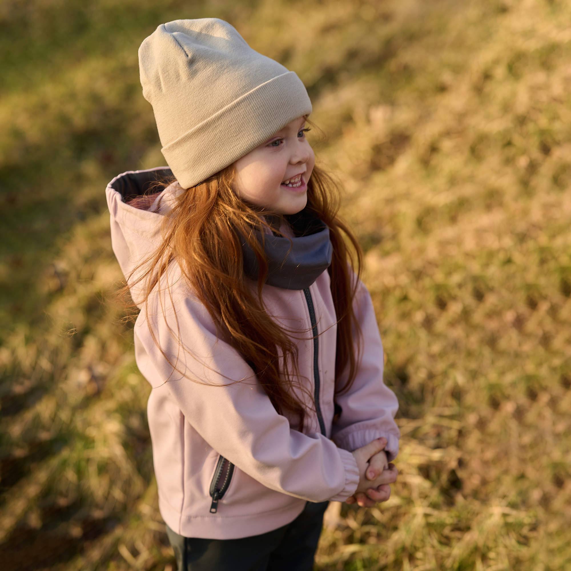 Pudroworóżowa kurtka softshell