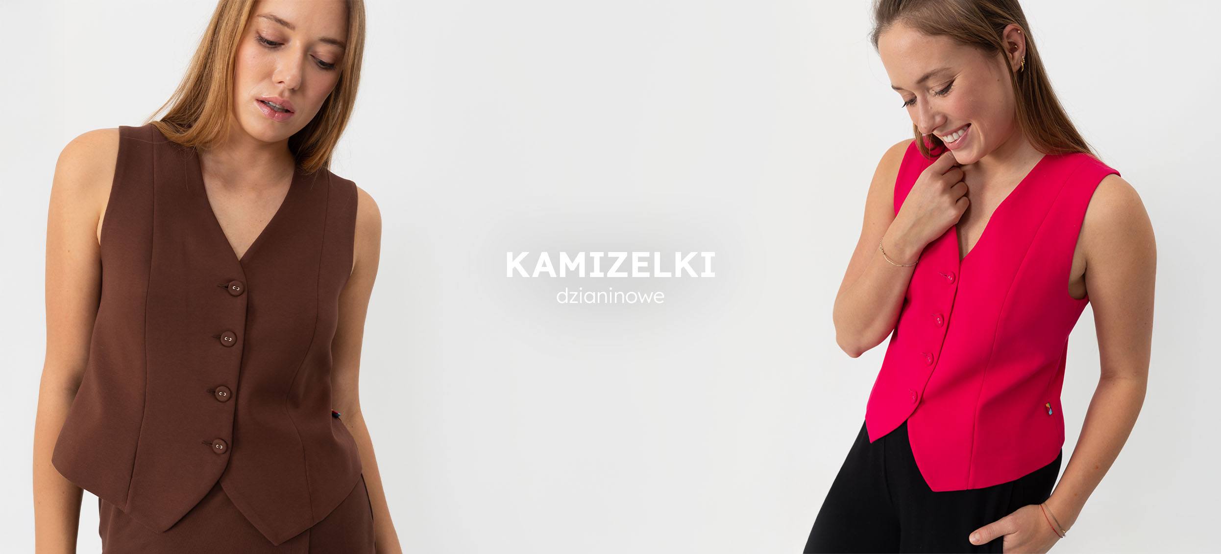 kamizelki damskie z dzianiny