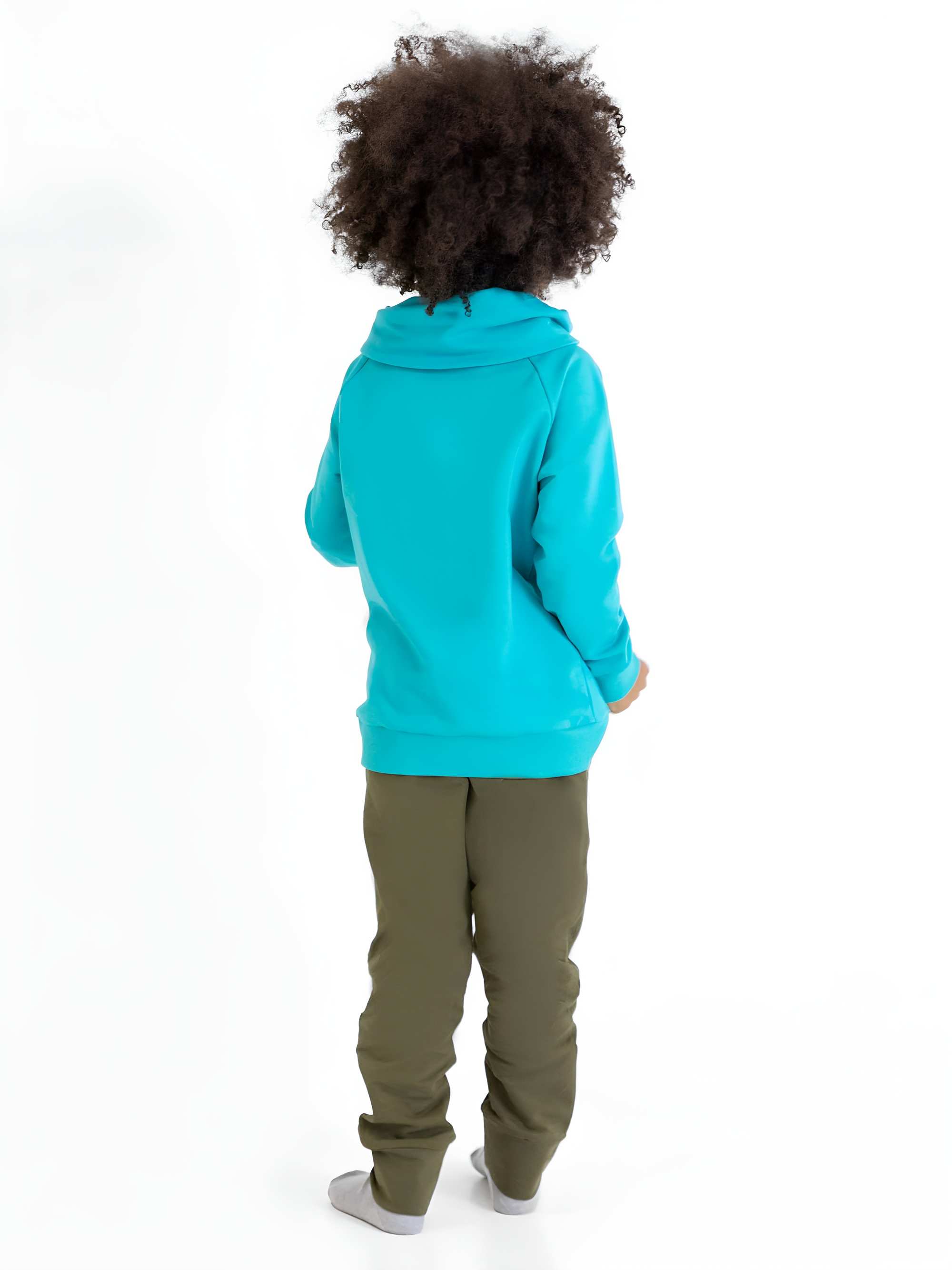 Khaki spodnie baggy