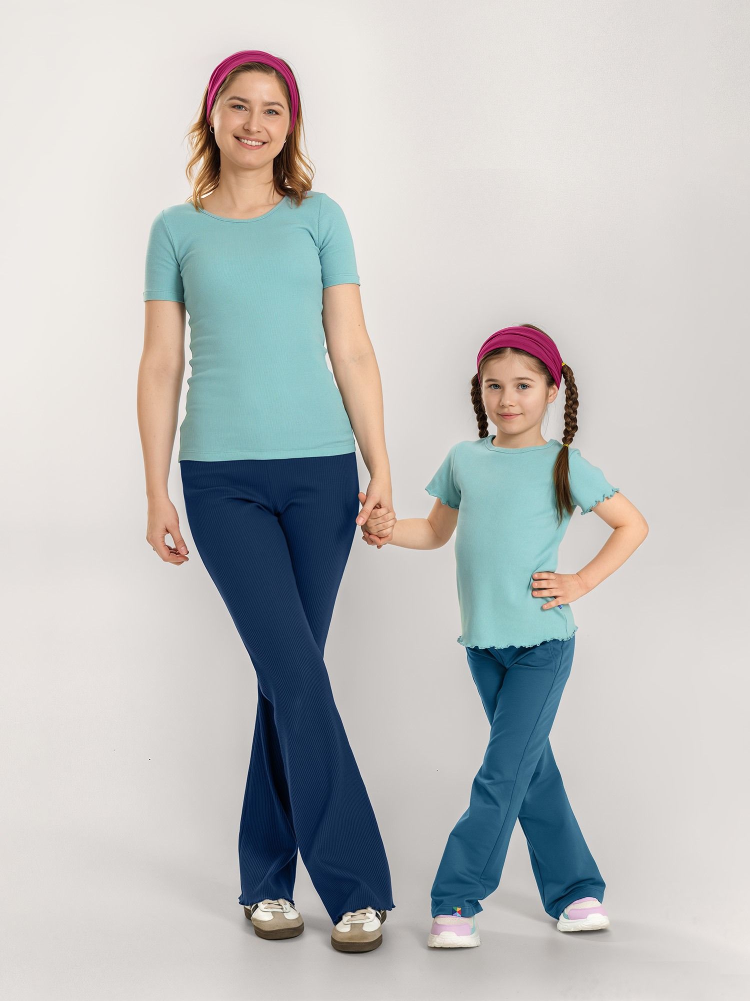 Dark blue Flared pants