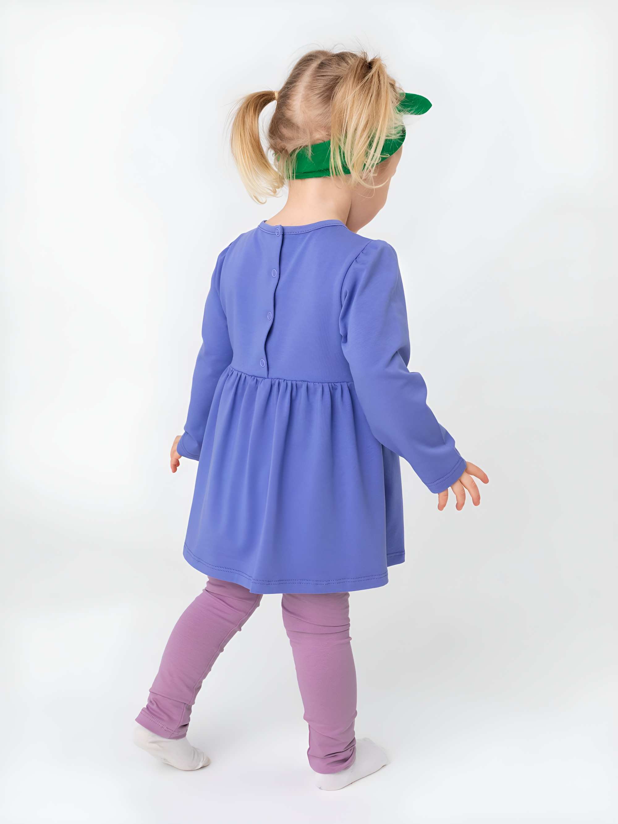 Very peri long sleeve bodysuit dress
