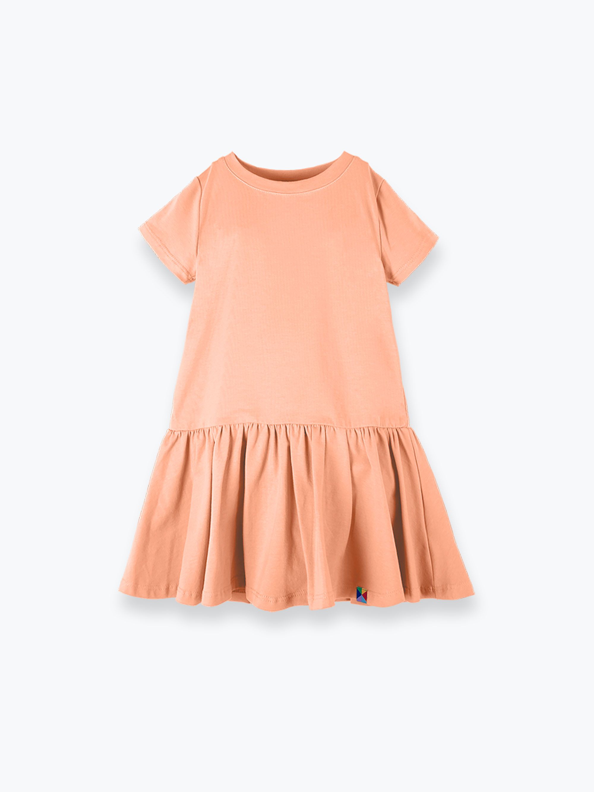 Apricot frill dress