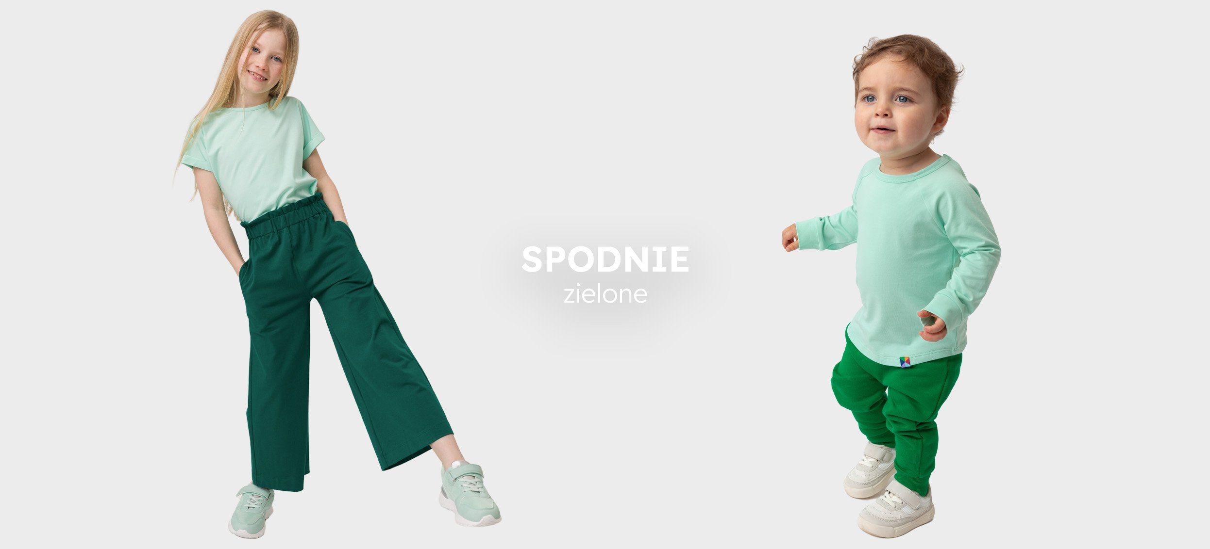 zielone spodnie