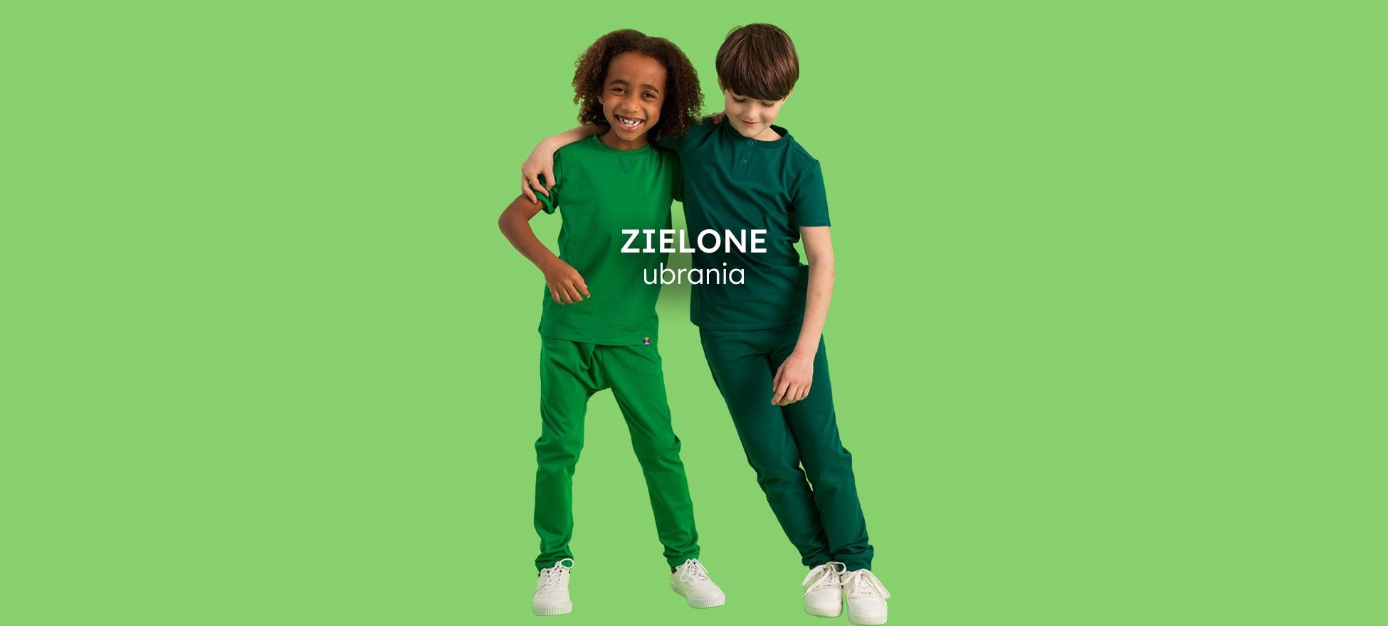 ubrania zielony
