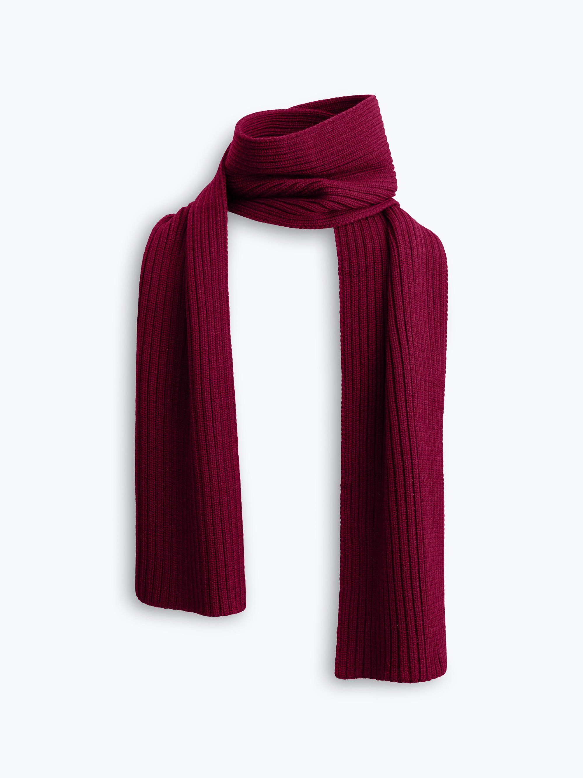 Dark red Merino Wool Scraf