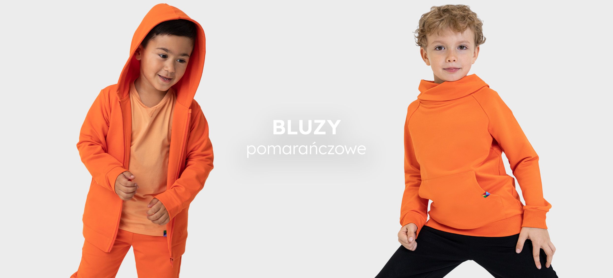 bluzy w kolorze pomarańczowym