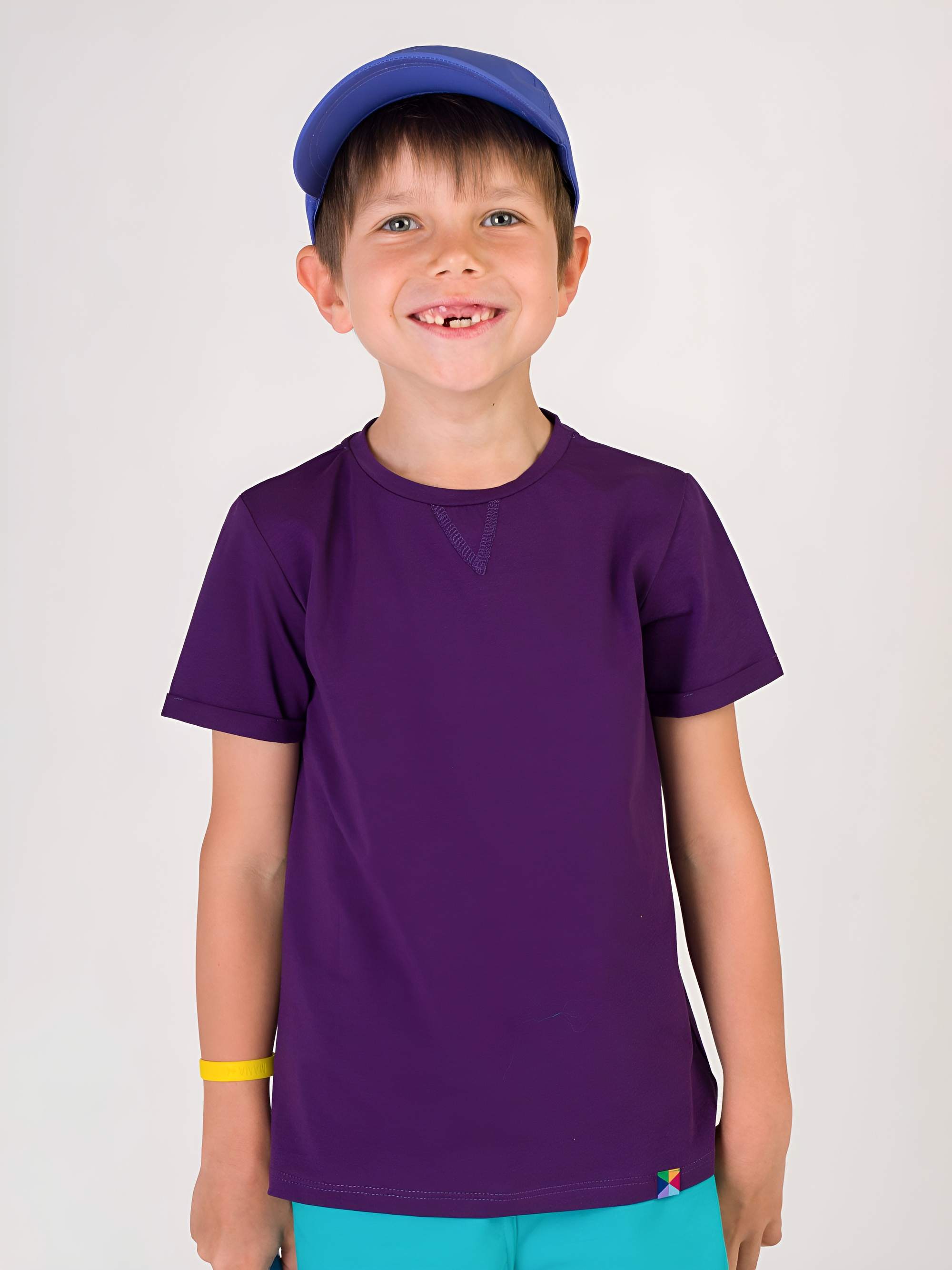 Fioletowy T-shirt
