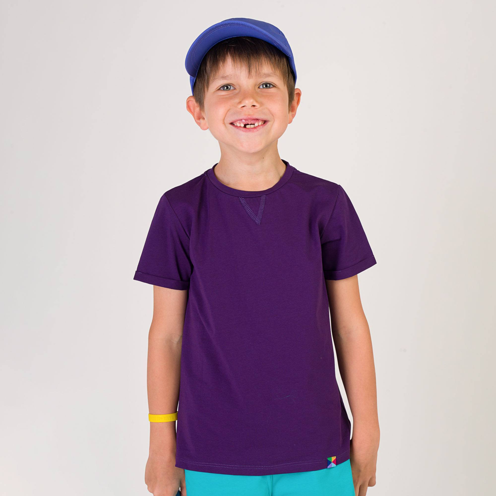 Fioletowy T-shirt