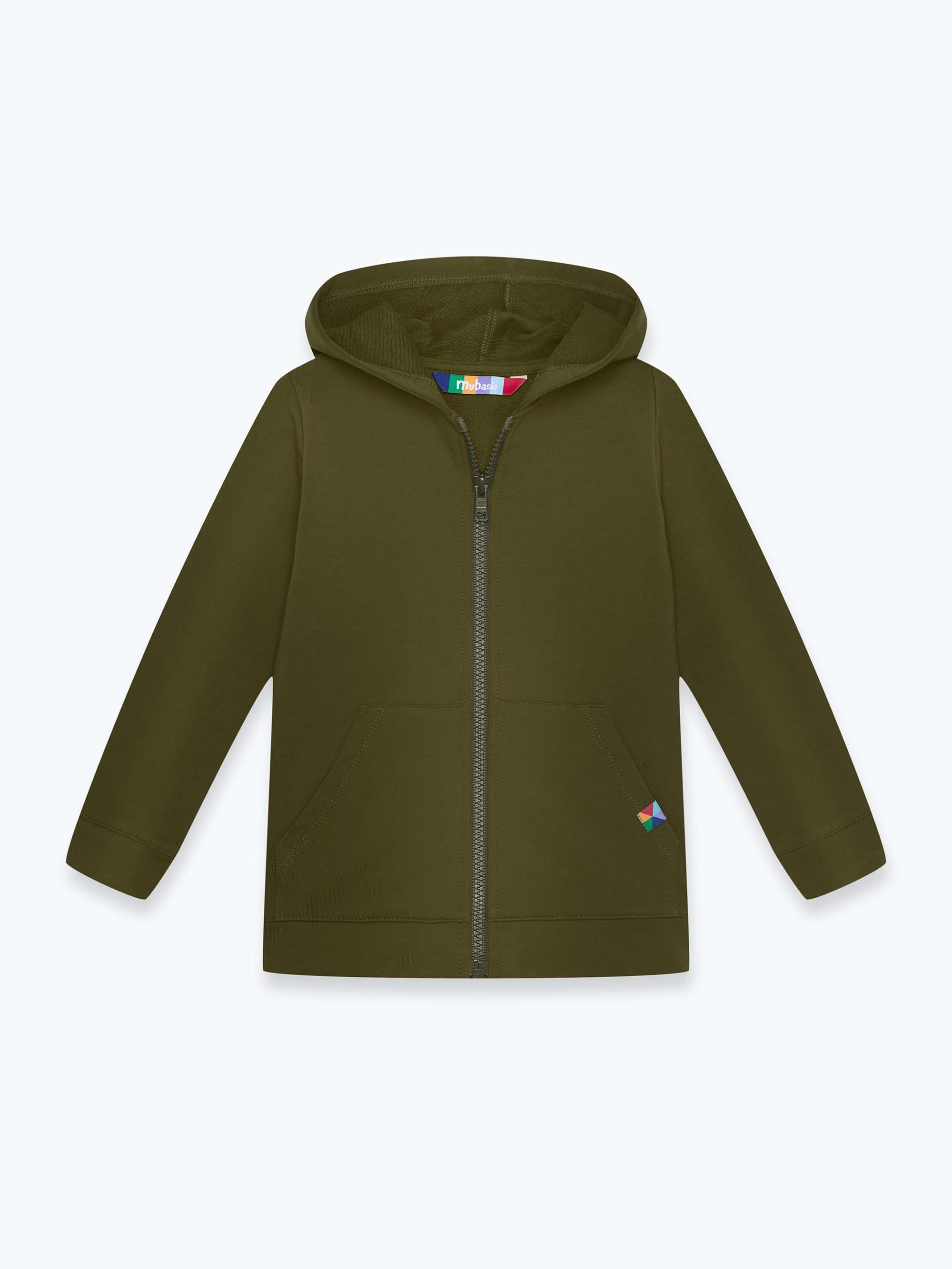 Khaki bluza z kapturem