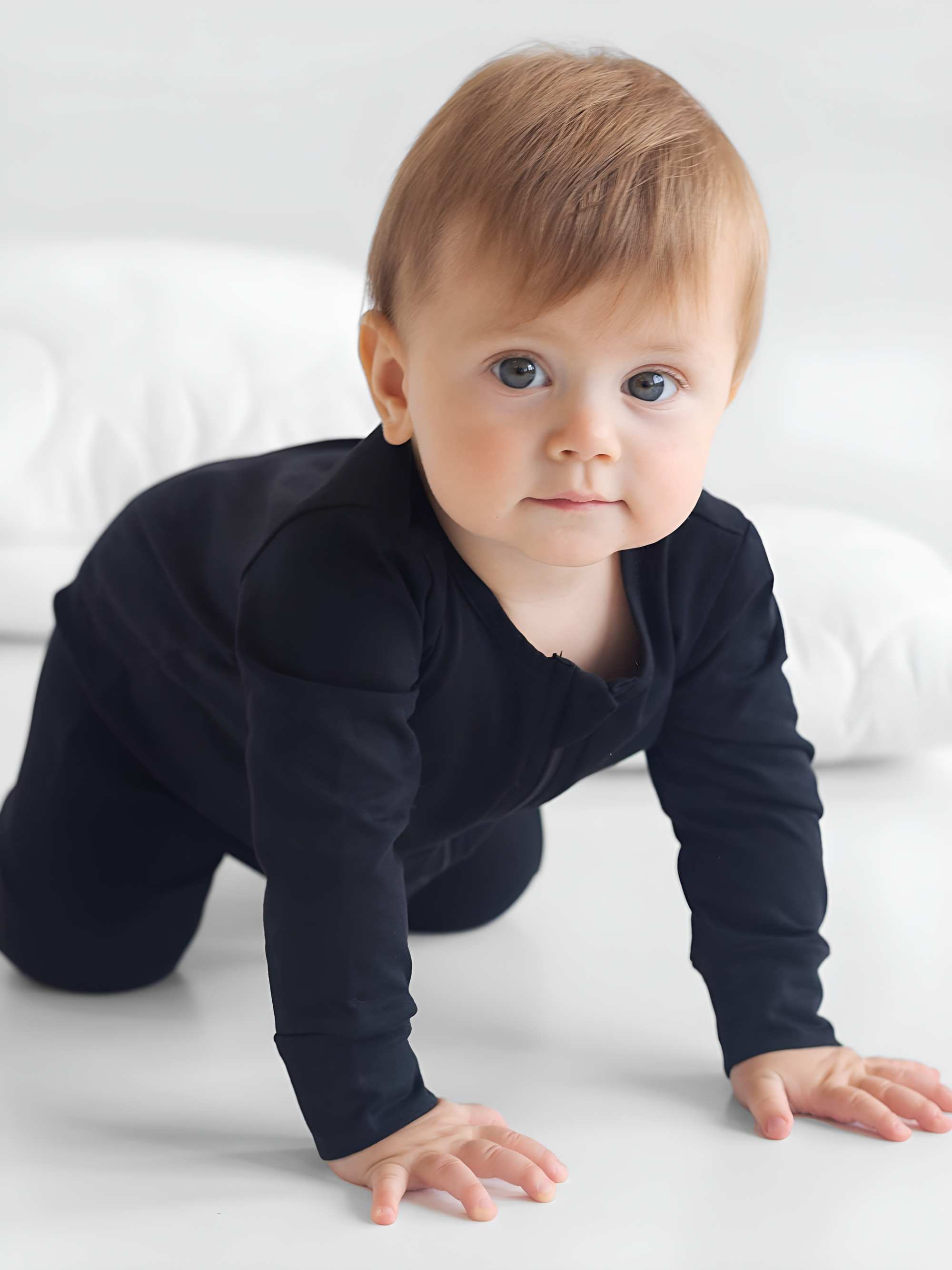 Black romper suit