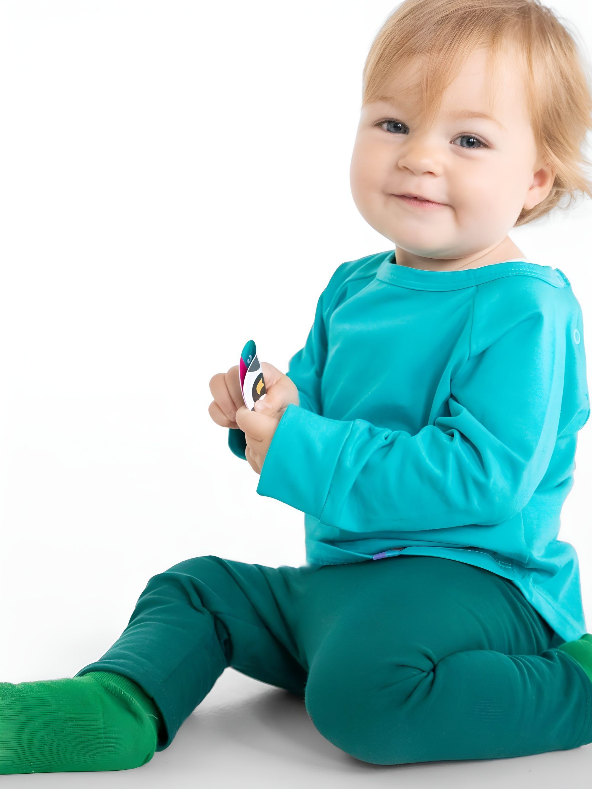 Butelkowozielone legginsy z meszkiem