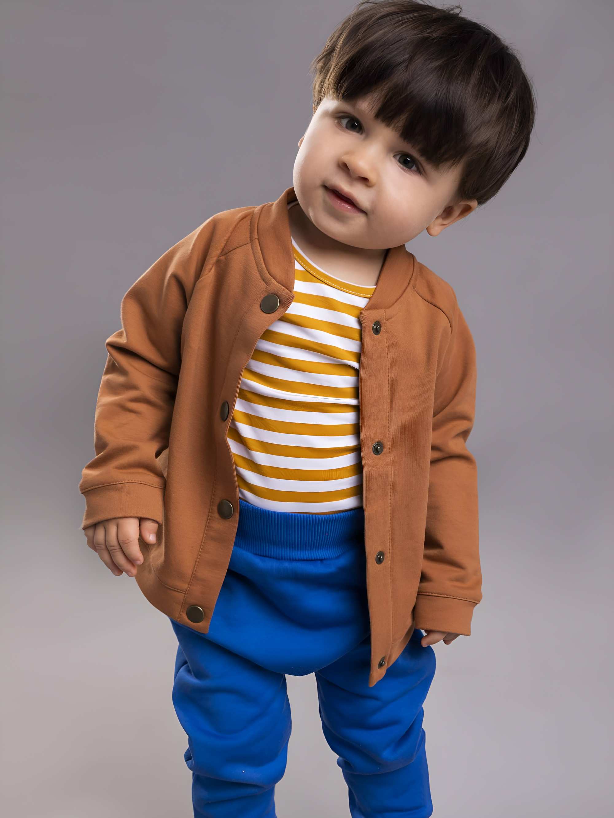 Karmelowa bluza bomber