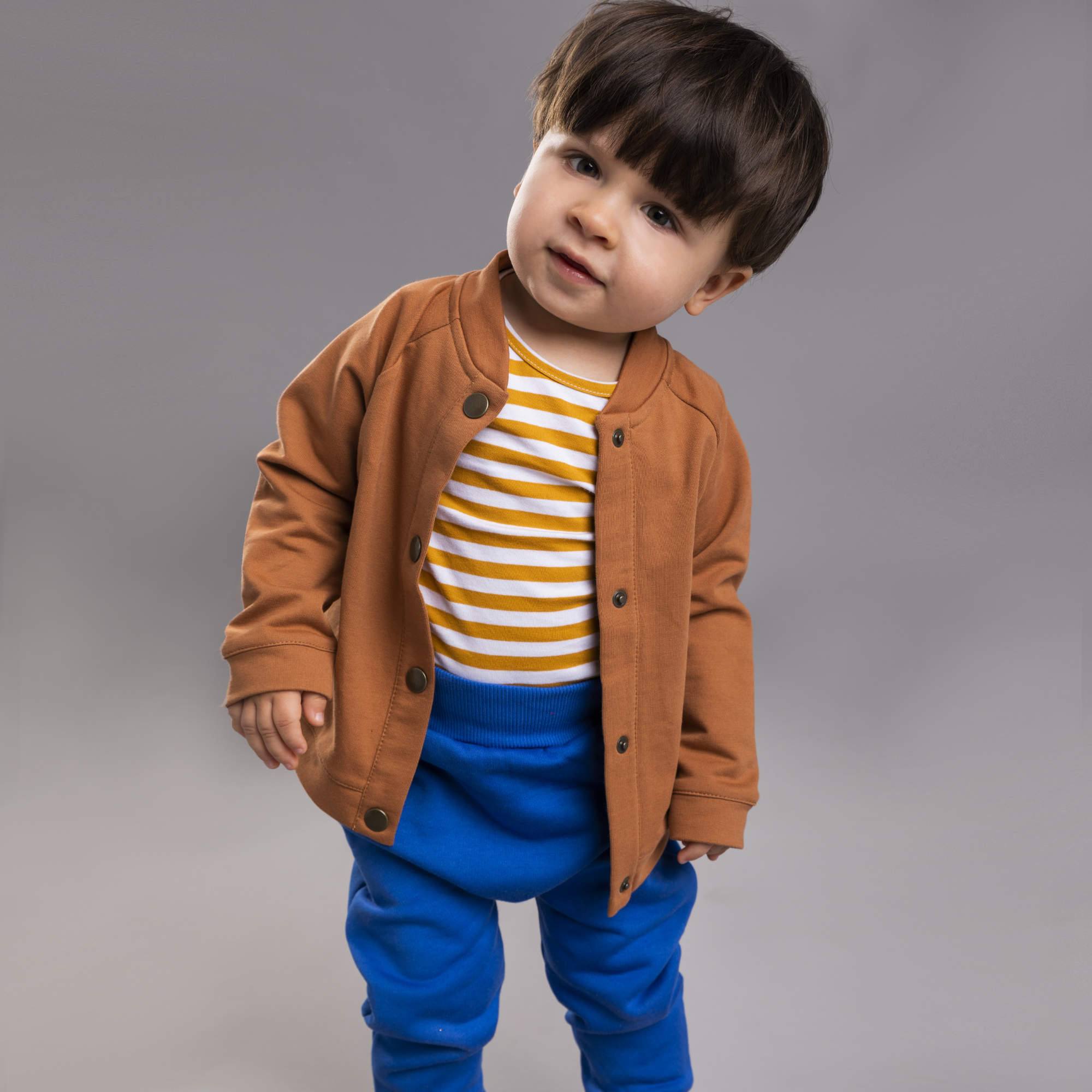 Karmelowa bluza bomber