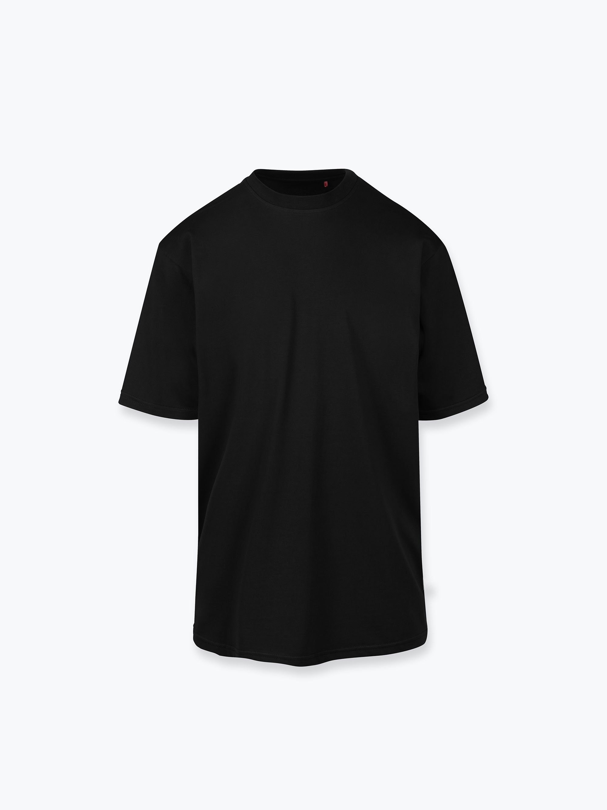 Czarny T-shirt oversize męski