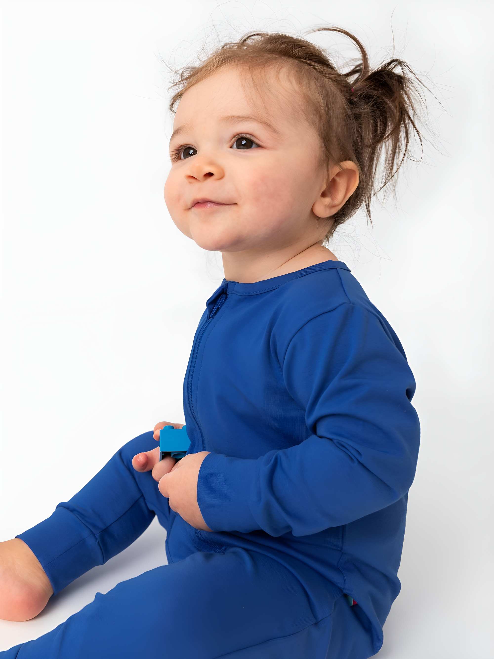 Blue romper suit