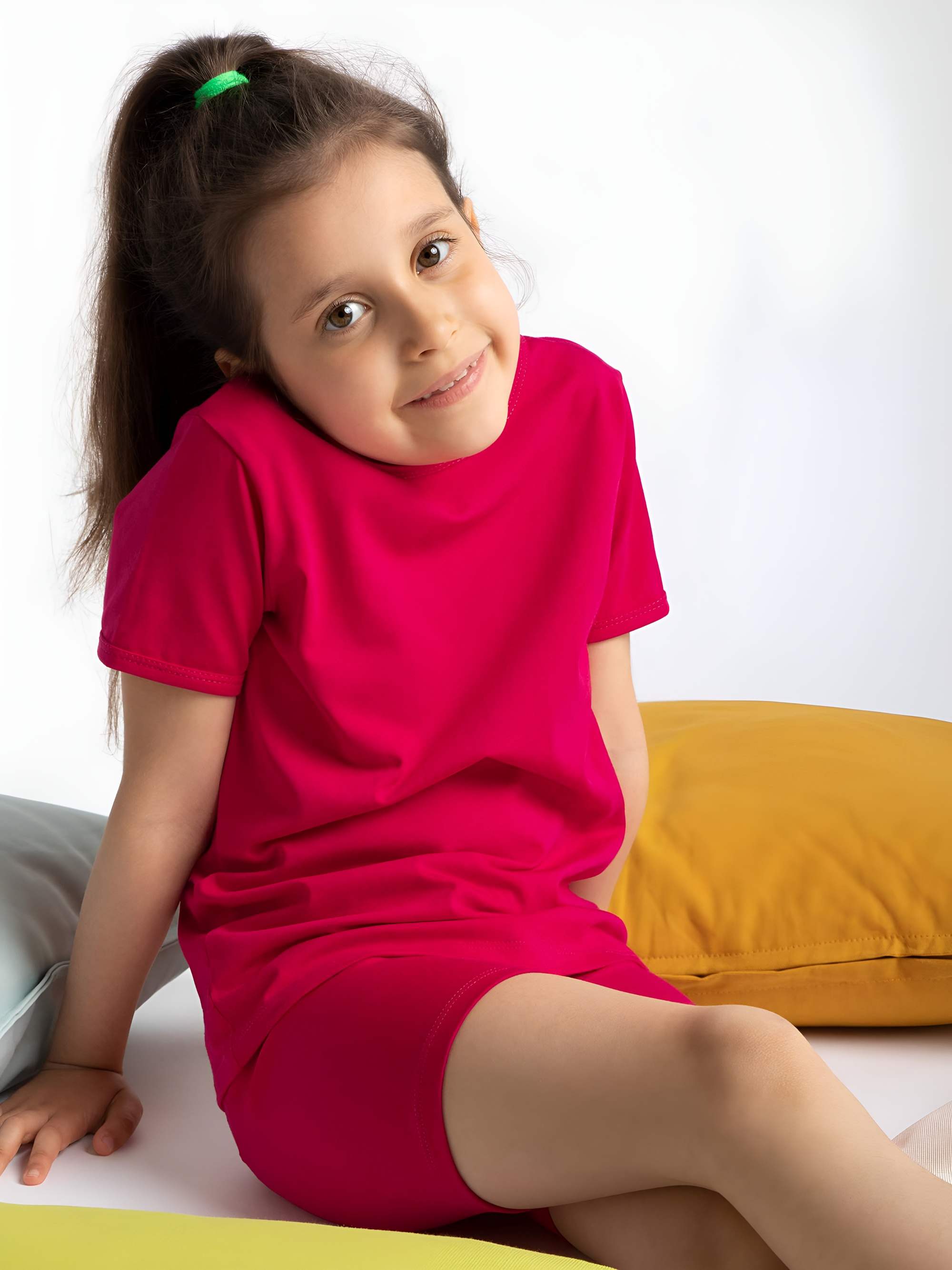 Pink short sleeve pyjamas