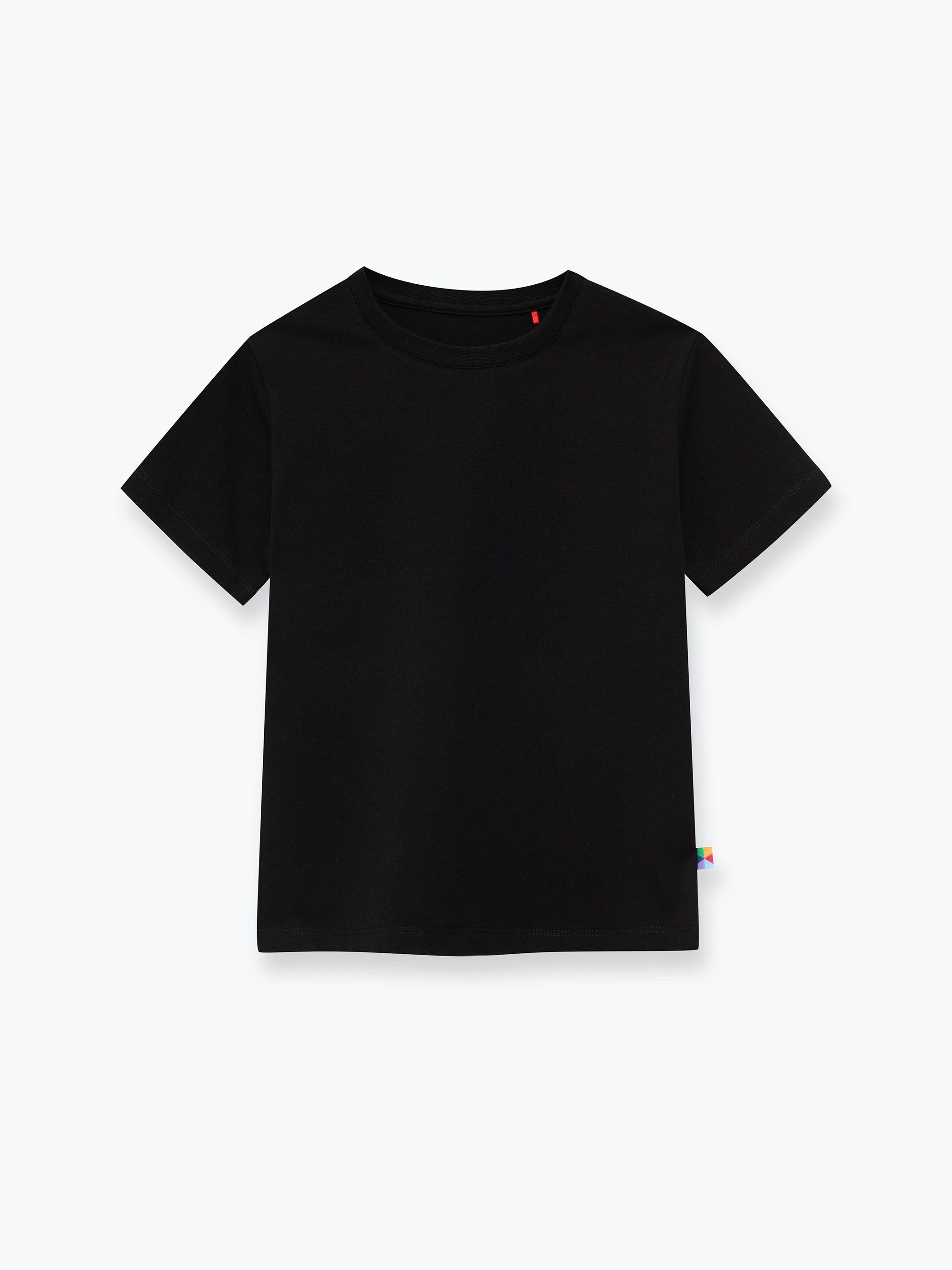 Czarny T-shirt ze ściągaczem