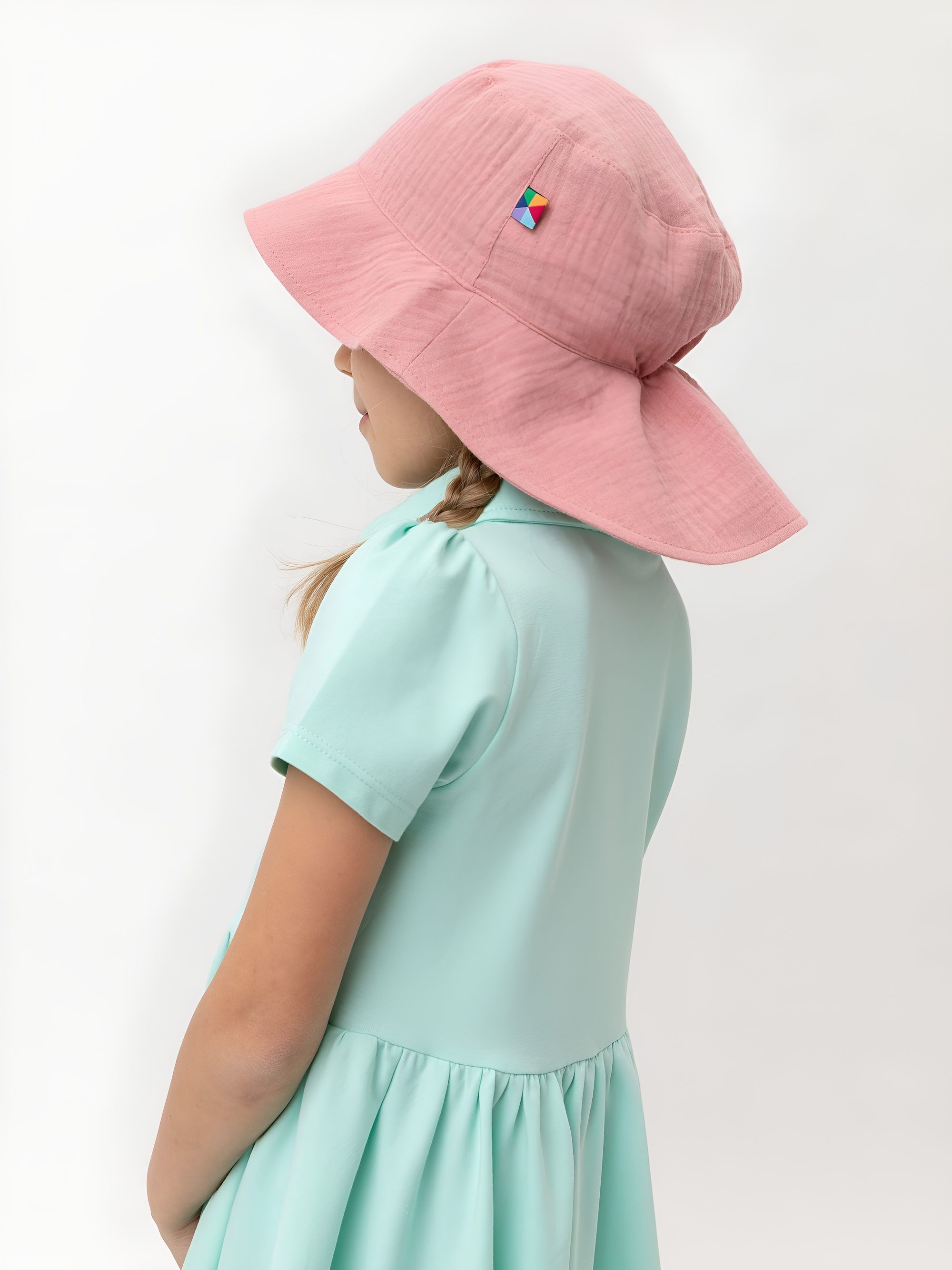 Miętowa sukienka polo
