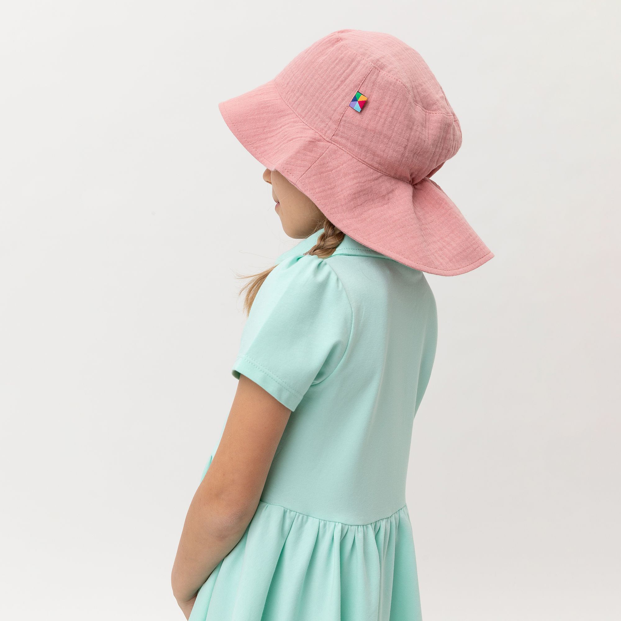 Miętowa sukienka polo