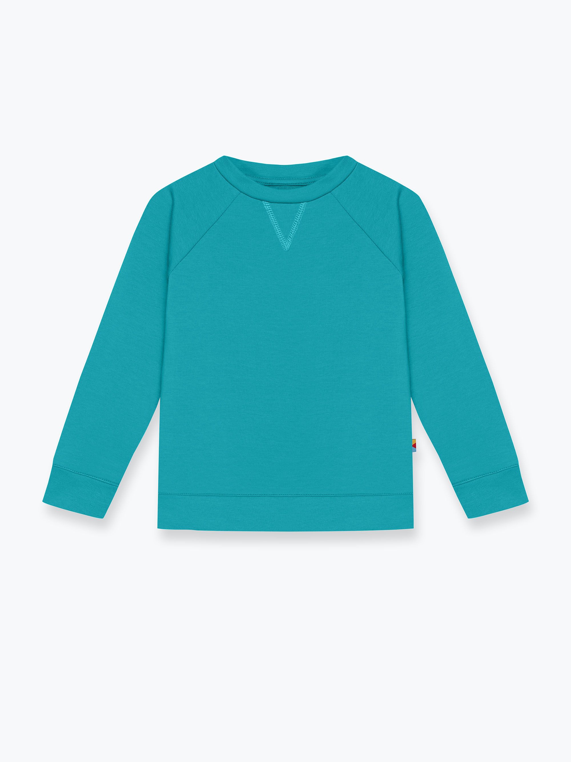 Turkusowa bluza dresowa